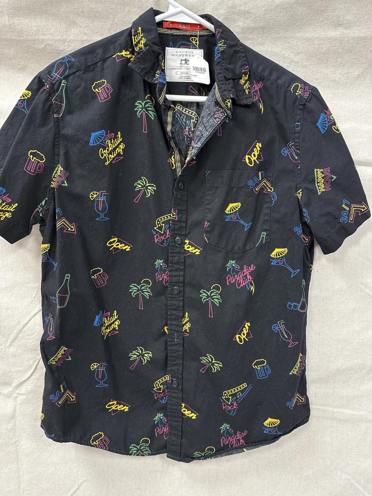Cactus Plant Flea Market Cactus Menswear Tropical Cocktail Shirt - Slim Fit - Medium Size US M / EU 48-50 / 2 - 1 Thumbnail