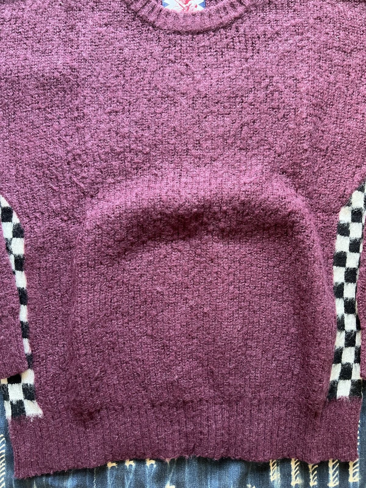 Japanese Brand Son of the Cheese Checkerboard Knitted Sweater Size US S / EU 44-46 / 1 - 4 Thumbnail