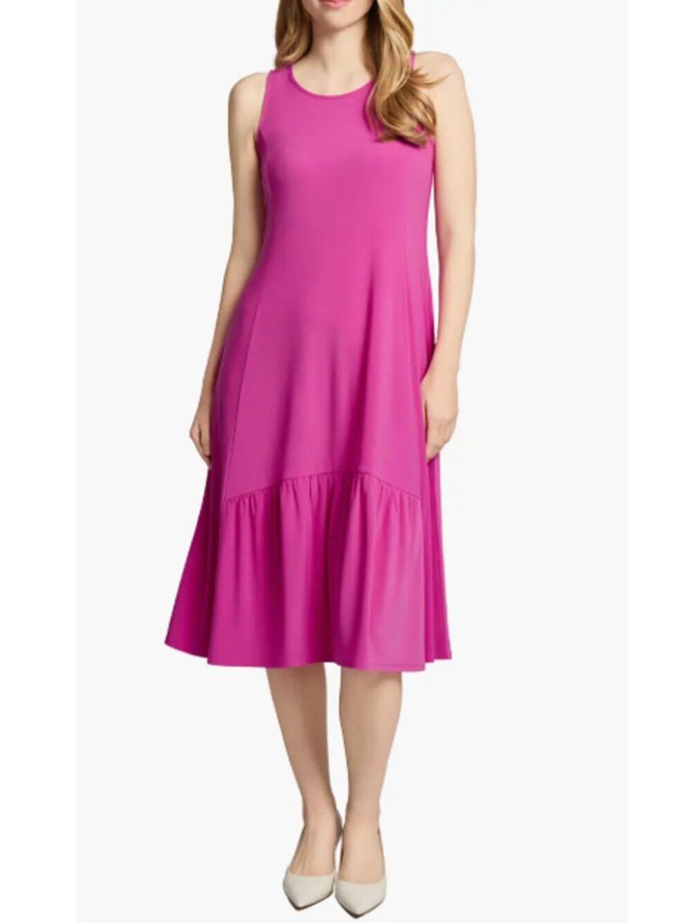 Jones New York NWT New Jones New York Ruffle Sleeveless Dress In Bright Or Size XL / US 12-14 / IT 48-50 - 1 Thumbnail