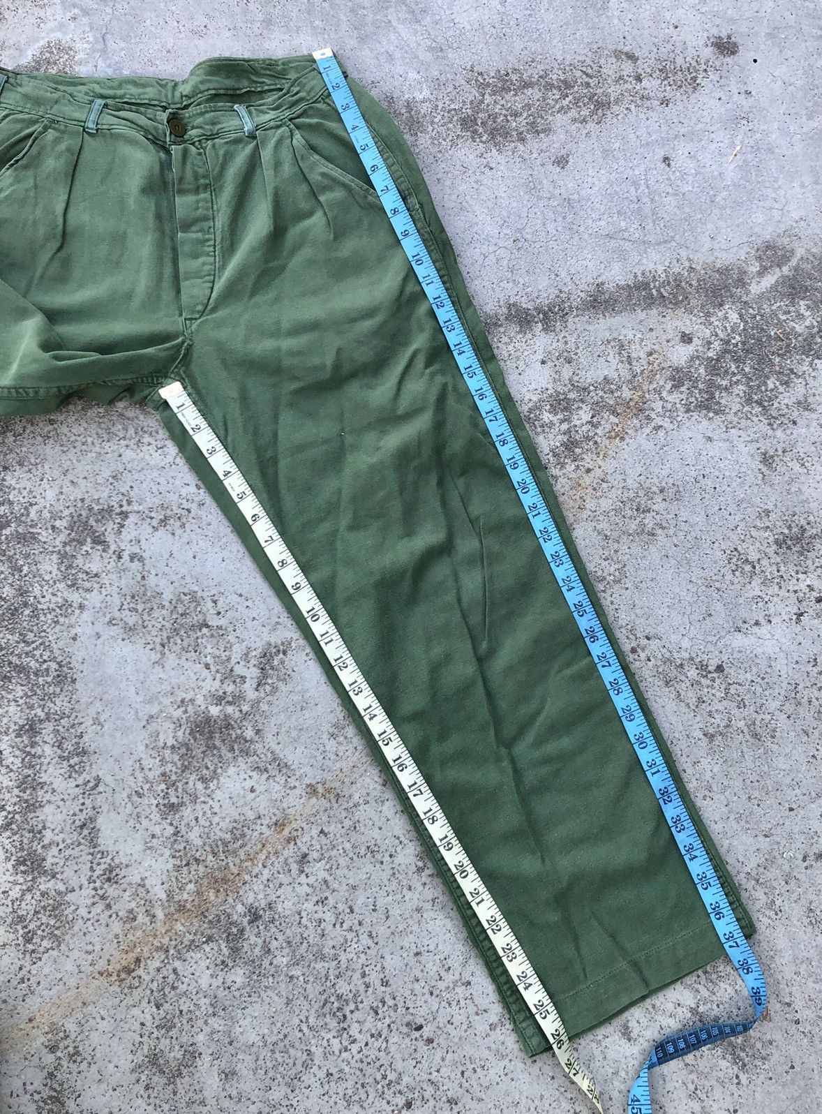 Vintage BAGGY UNKNOWN VINTAGE MILITARY PANT Size US 29 - 9 Thumbnail