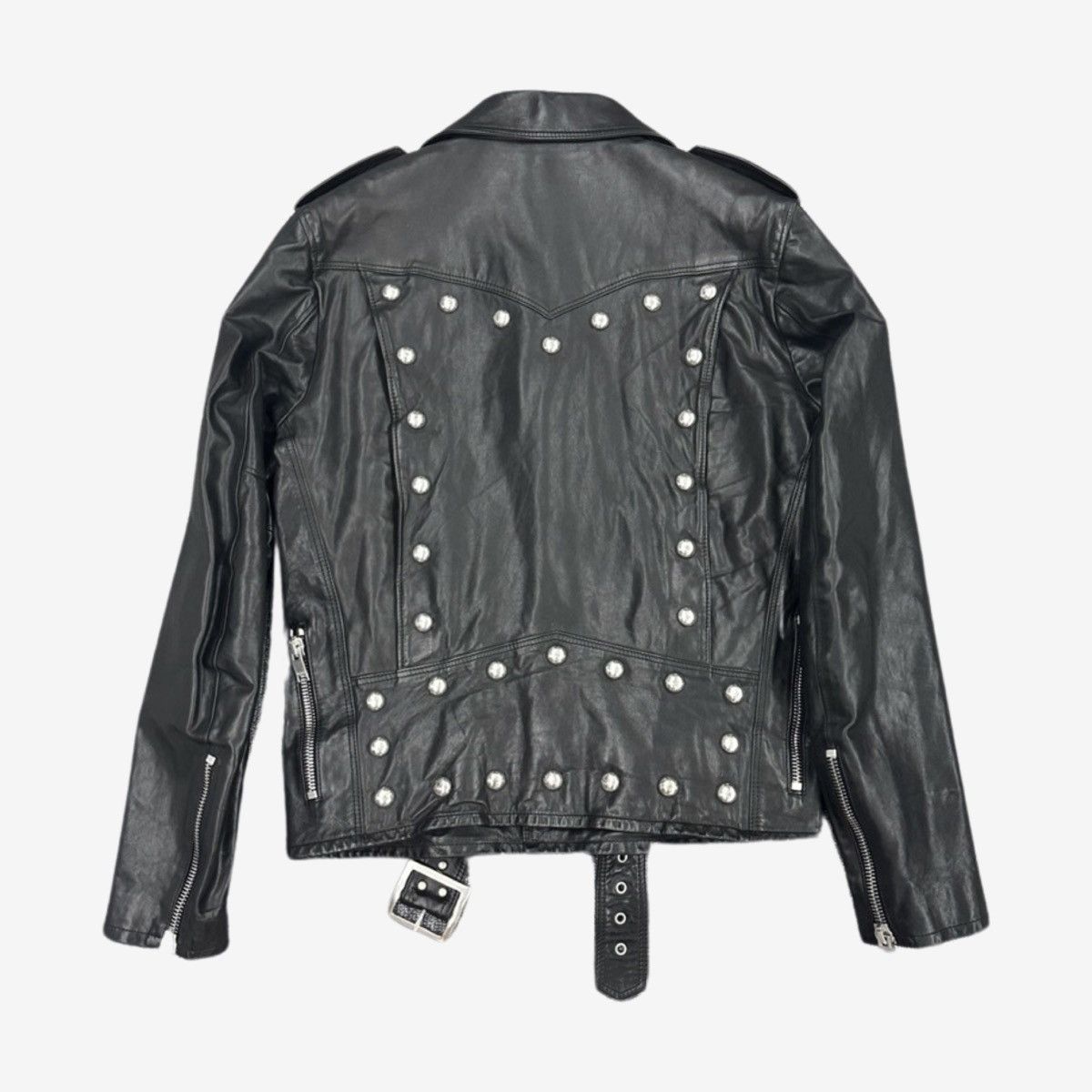Saint Laurent Paris *RARE* Saint Laurent SS15 Stud Leather Jacket Sz.48 Size US M / EU 48-50 / 2 - 6 Thumbnail