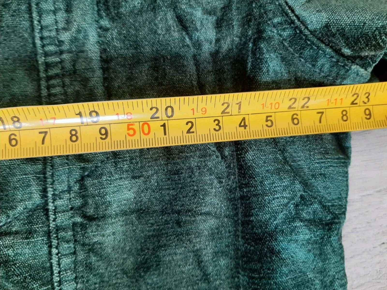 Free People Free People Jacket Green Velvet Trucker Full Zip Oversized Size XS / US 0-2 / IT 36-38 - 14 Thumbnail