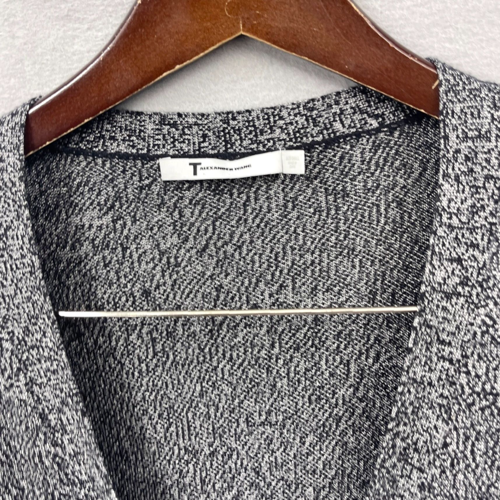 Alexander Wang VINTAGE Alexander Wang Cardigan Womens S Gray Knit Casual 90s Minimalist Designer Womens Size S / US 4 / IT 40 - 6 Thumbnail