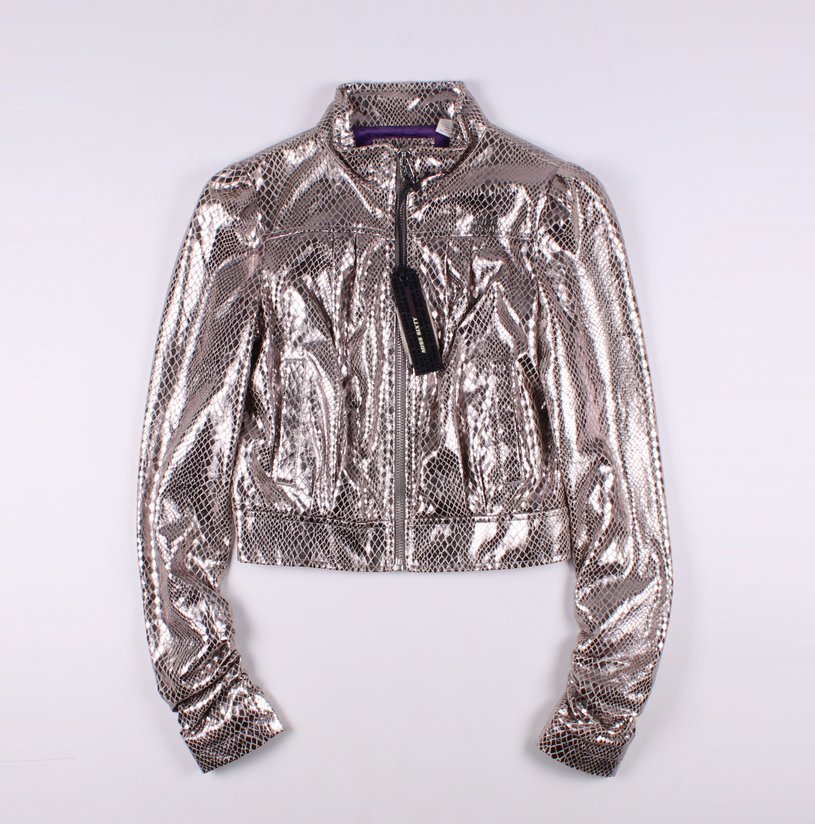 Miss Sixty × Vintage Miss Sixty Y2K Sparkle Full Zip Jacket Size S / US 4 / IT 40 - 1 Thumbnail