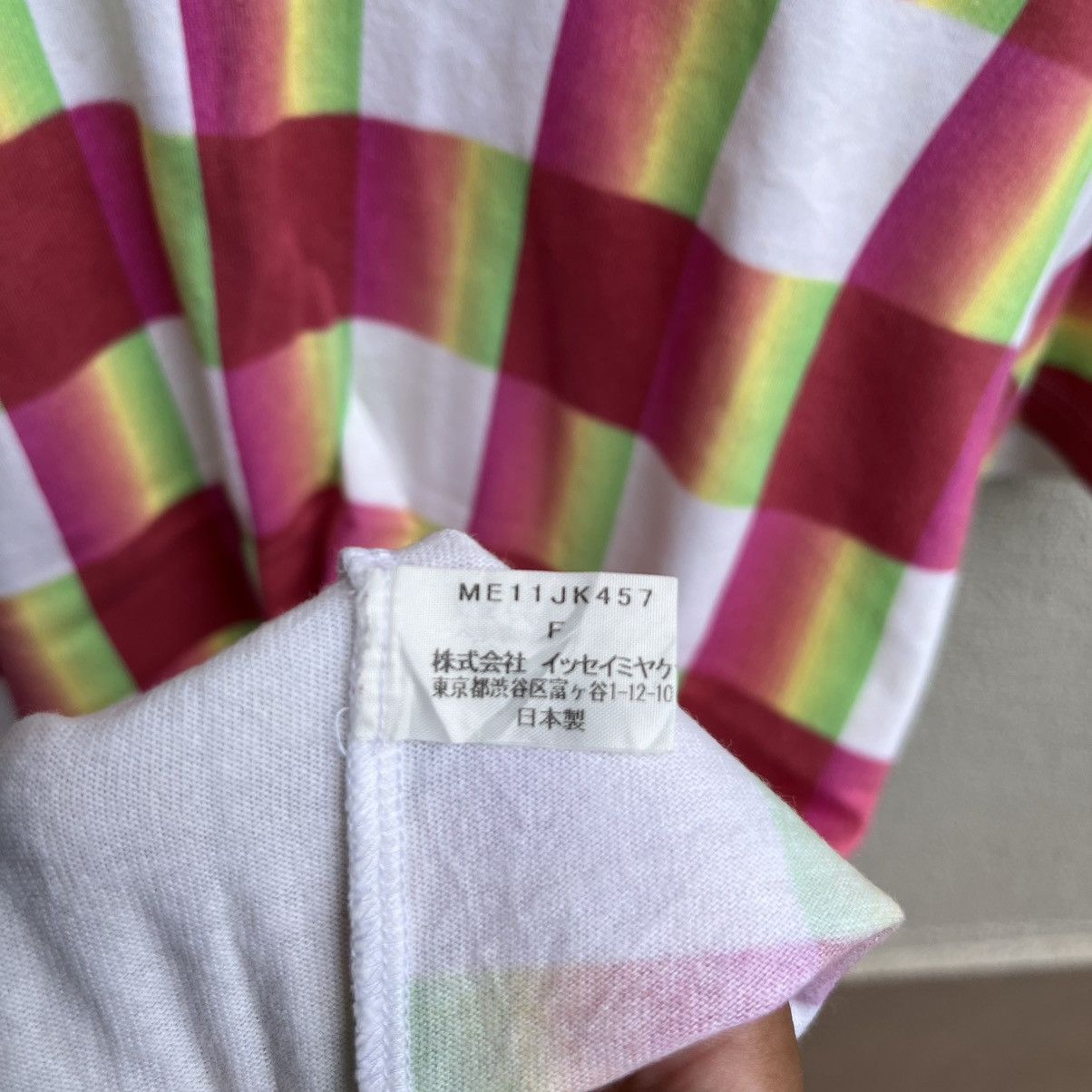 Issey Miyake ISSEY MIYAKE Men multicolor checkered Size US S / EU 44-46 / 1 - 4 Thumbnail