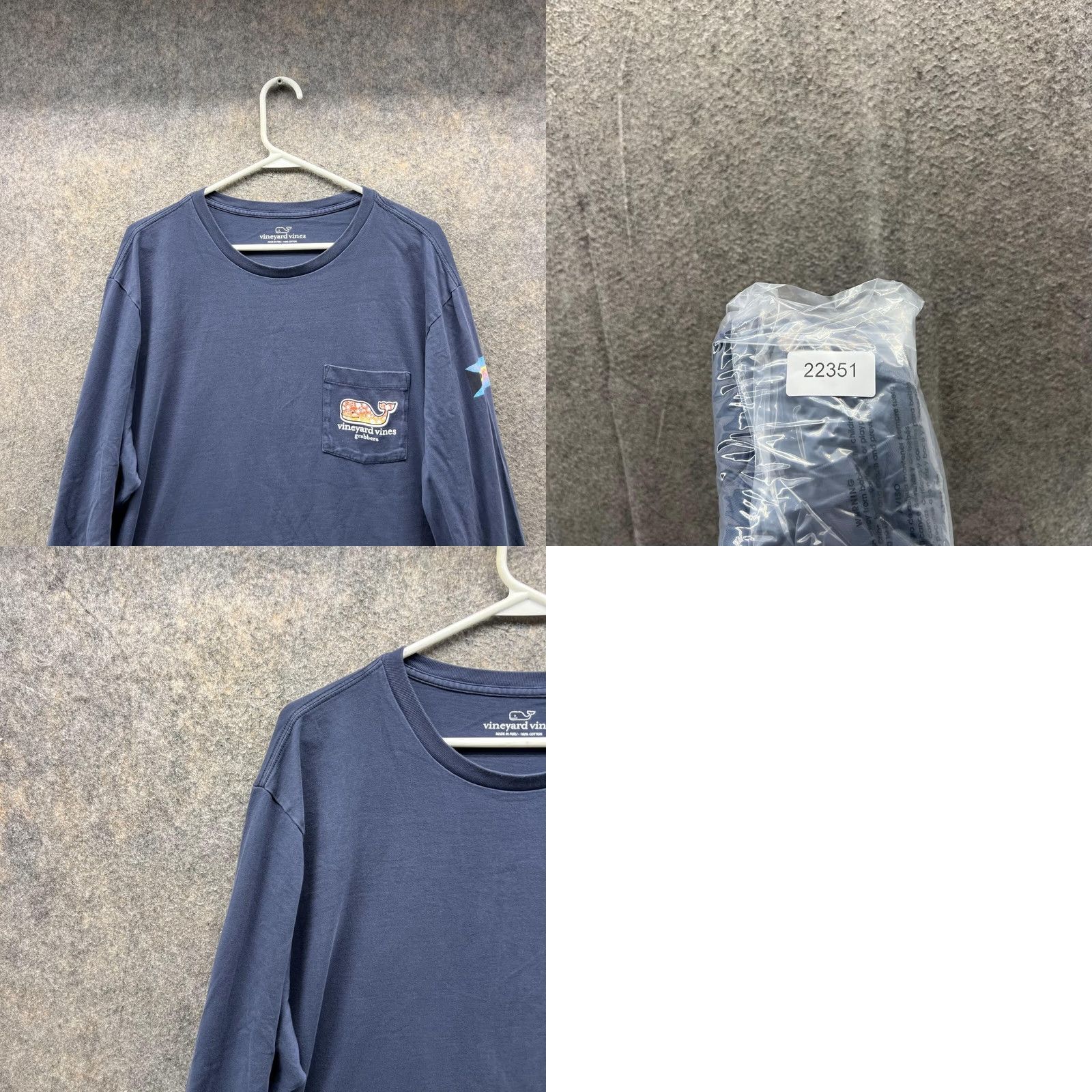 Vineyard Vines Vineyard Vines Shirt Men XL Blue Crewneck Long Sleeve Pocket Size US XL / EU 56 / 4 - 9 Thumbnail