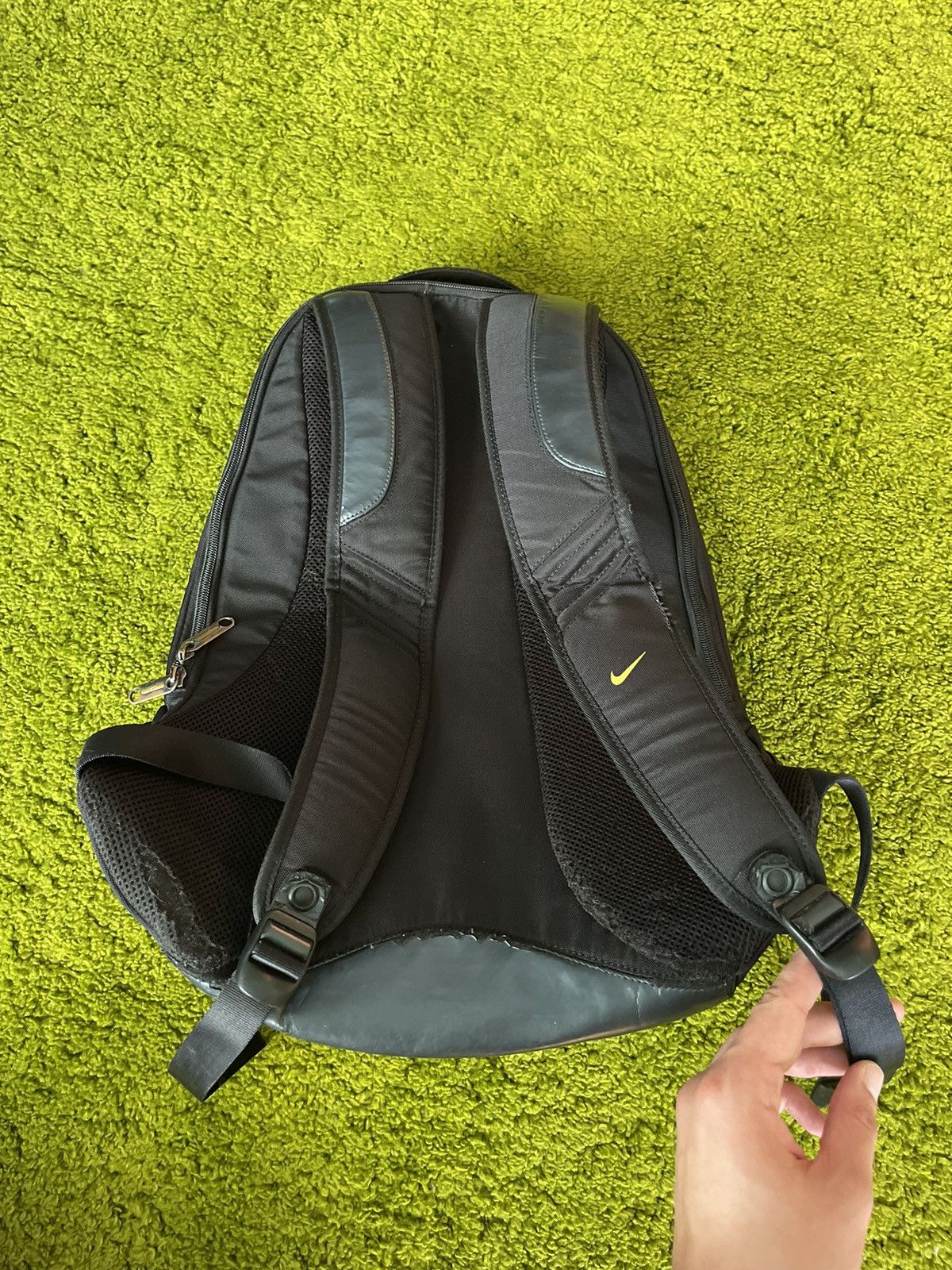 Nike × Vintage Nike 2000s vintage gorpcore style faded backpack bag Y2K Size ONE SIZE - 7 Thumbnail