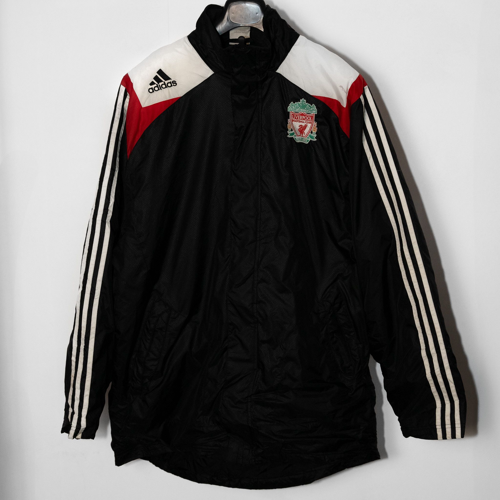 Vintage Adidas Liverpool 2007-2008 Padded Bench Jacket