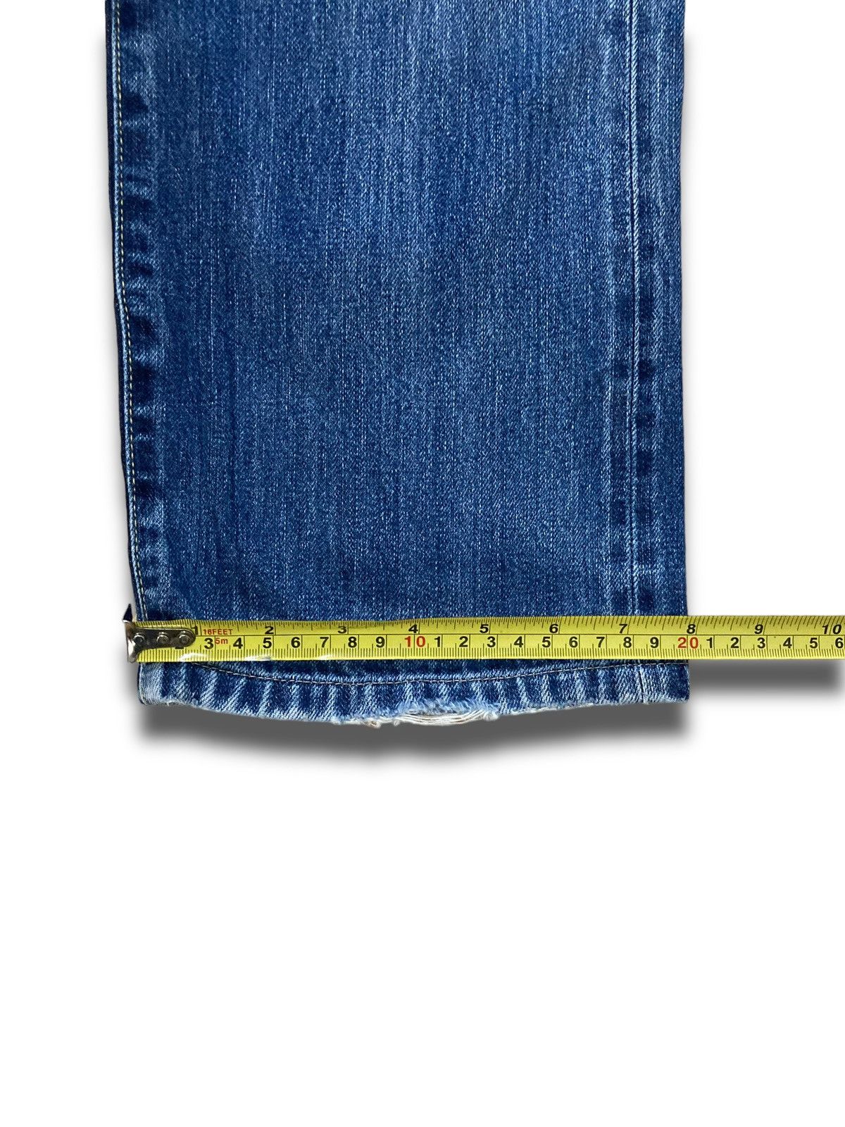 Jun Takahashi × Uniqlo Vintage Y2K Uniqlo Kaihara Jeans Straight Cut Size US 34 / EU 50 - 15 Thumbnail
