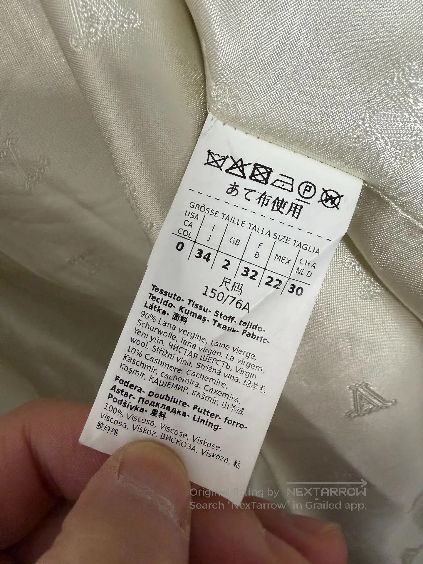 Max Mara MaxMara 101801 Short Cashmere Wool Coat. Size S / US 4 / IT 40 - 6 Thumbnail