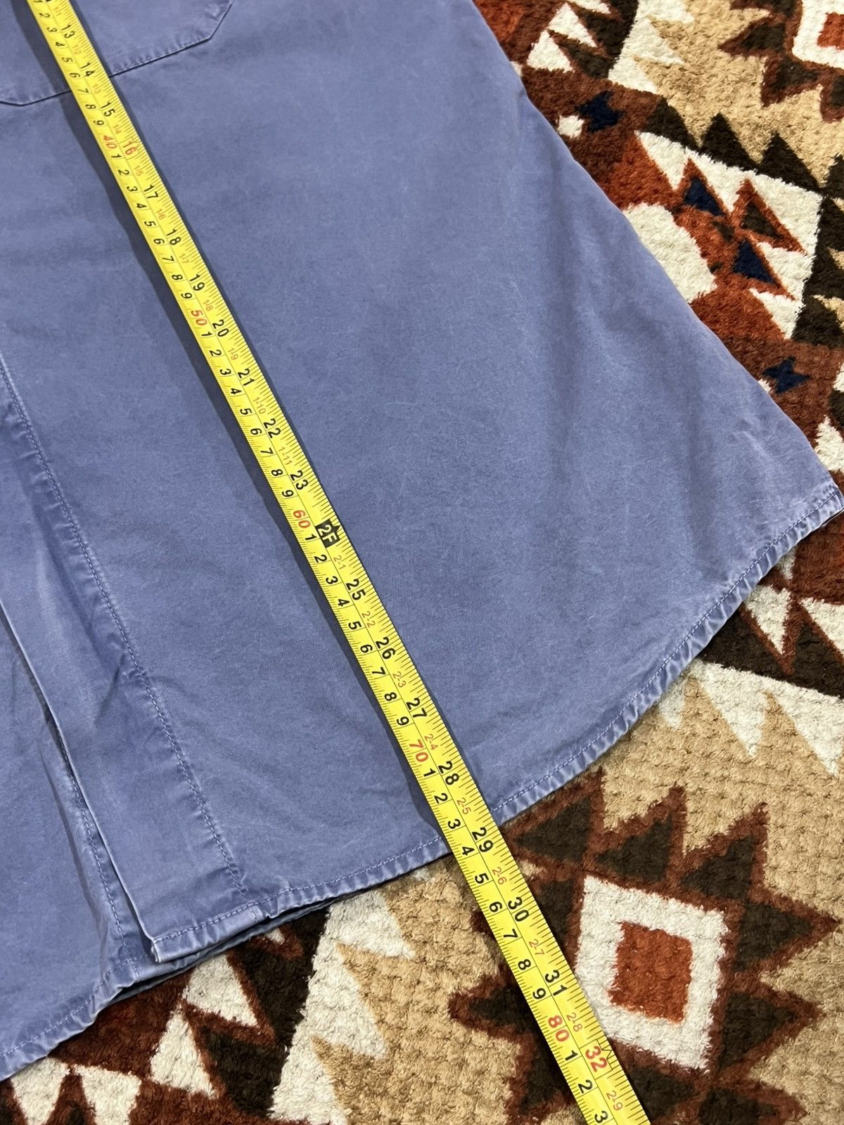 Stone Island Stone Island Garment Dye Blue Twin Pocket Overshirt Size US L / EU 52-54 / 3 - 4 Thumbnail