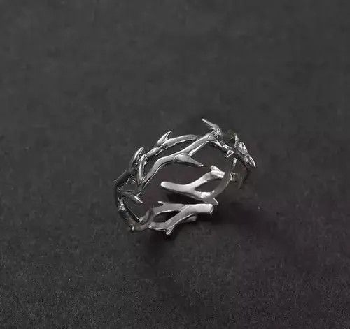 Jewelry Irregular Thorns Adjustable Ring Size ONE SIZE - 4 Thumbnail