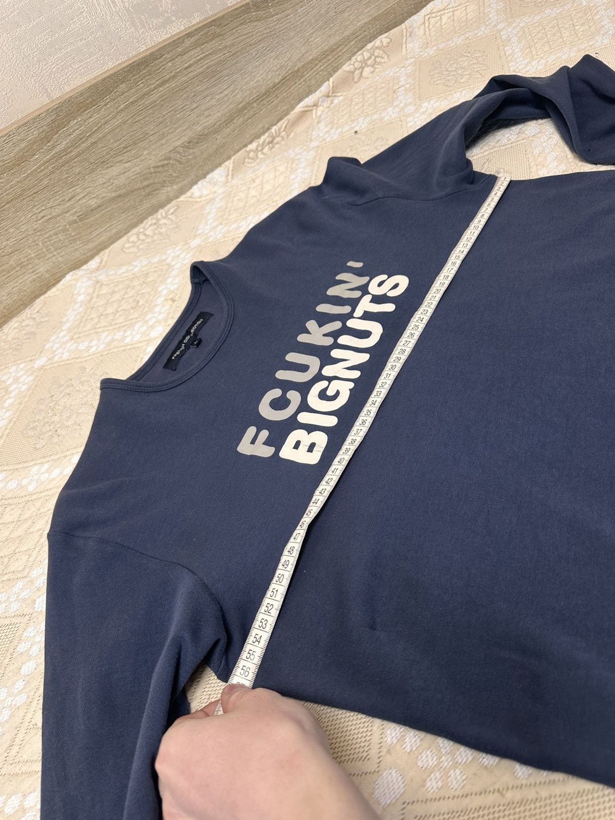FCUK × French Connection 🔥 Rare FCUK X FRENCH CONNECTION BIGNUTS TEE SHIRT Y2K Japan Size US M / EU 48-50 / 2 - 9 Thumbnail