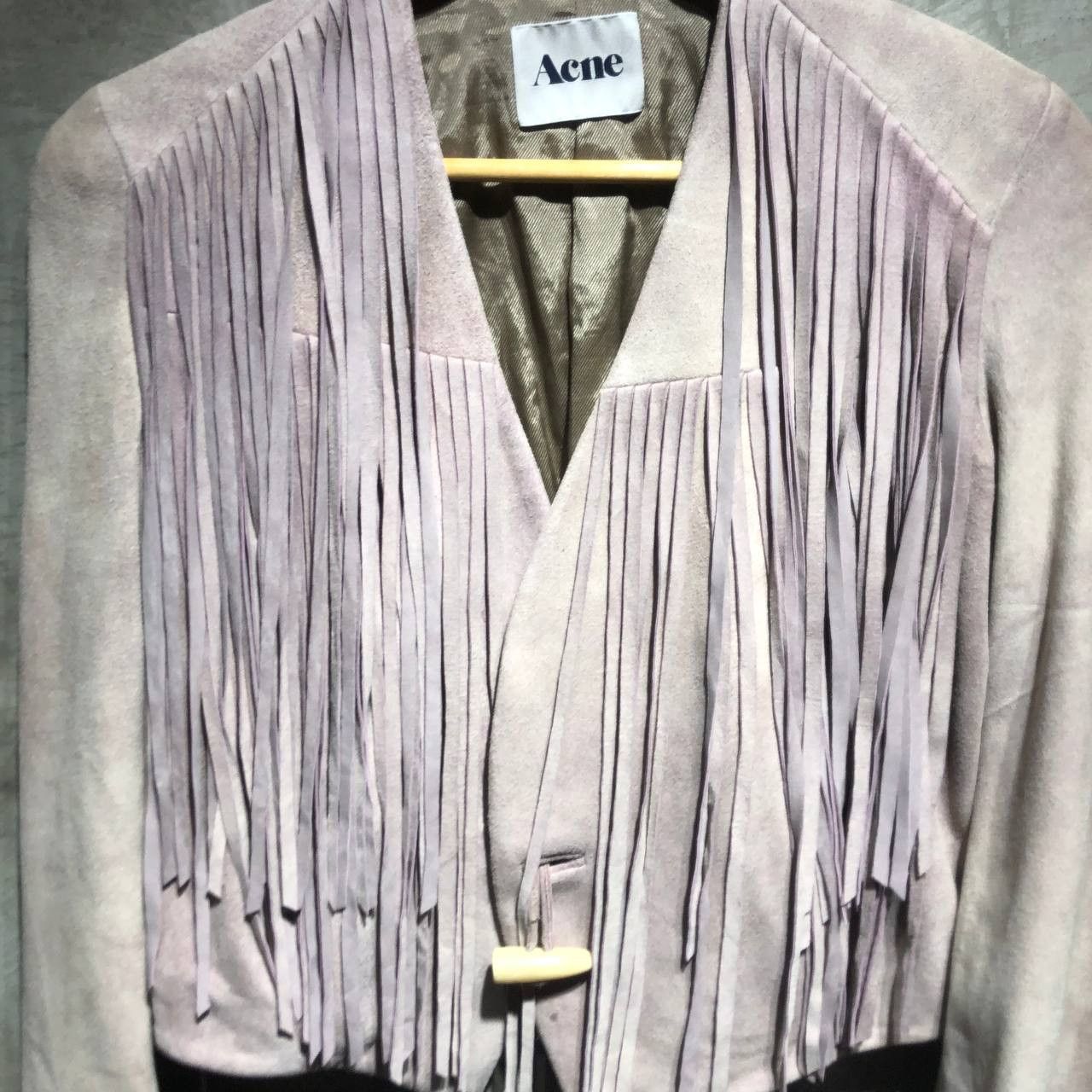 Acne Studios Acne Studios Aroma Aged Suede Fringe jacket SS/10 Size XXS / US 00 / IT 34 - 3 Thumbnail