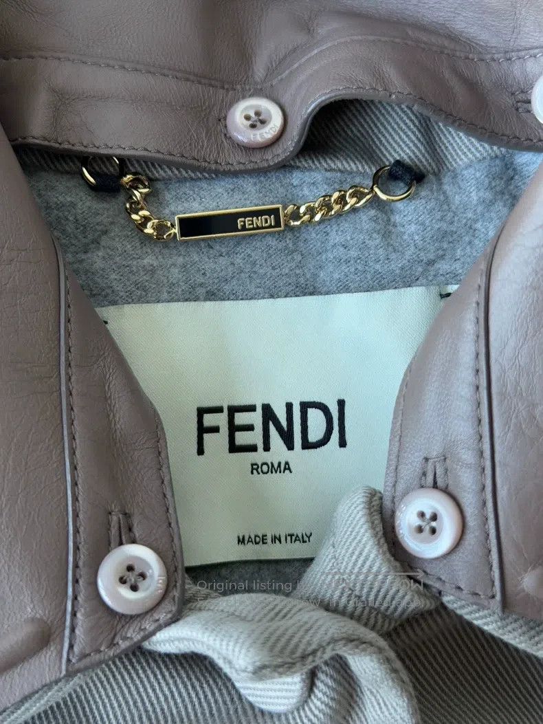 Fendi Fendi 23 Spring Patchwork Leather Multi-pocket Puffer Jack Size XS / US 0-2 / IT 36-38 - 3 Thumbnail