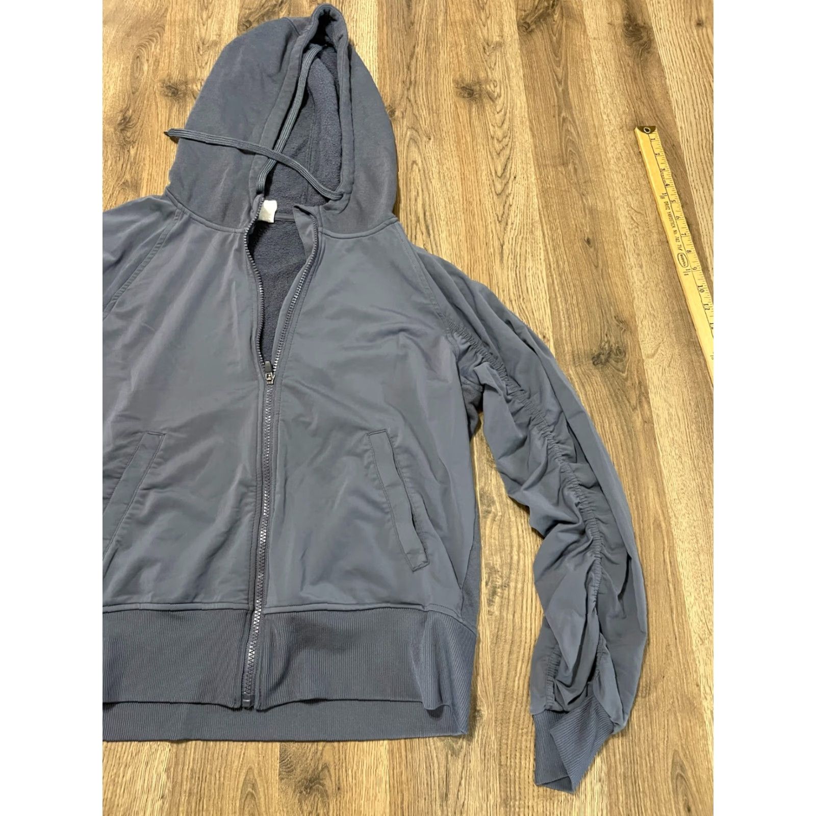 Athletic Works Athletic Works Hoodie Womens Size Large Gray Full Zip Size L / US 10 / IT 46 - 4 Thumbnail