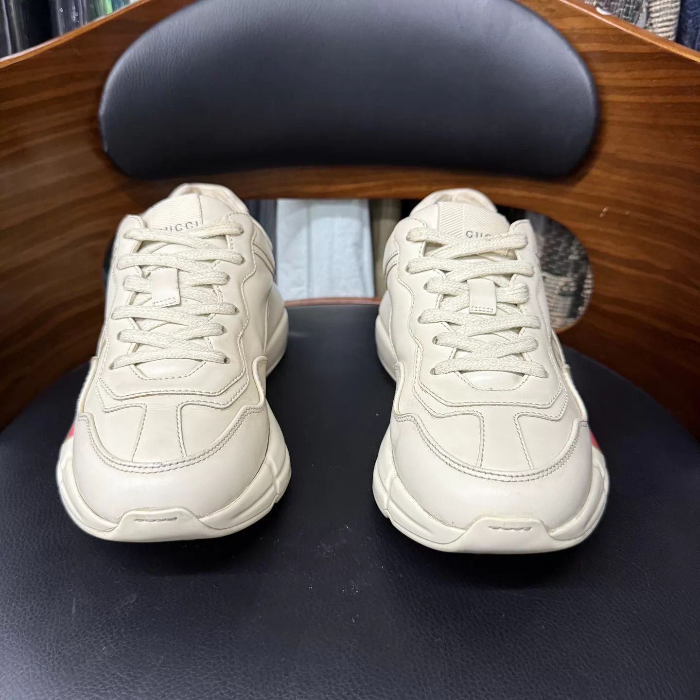 Gucci Gucci Classic Belted Ivory White Dad Sneaker 35.5 Size US 5 / IT 35 - 2 Thumbnail