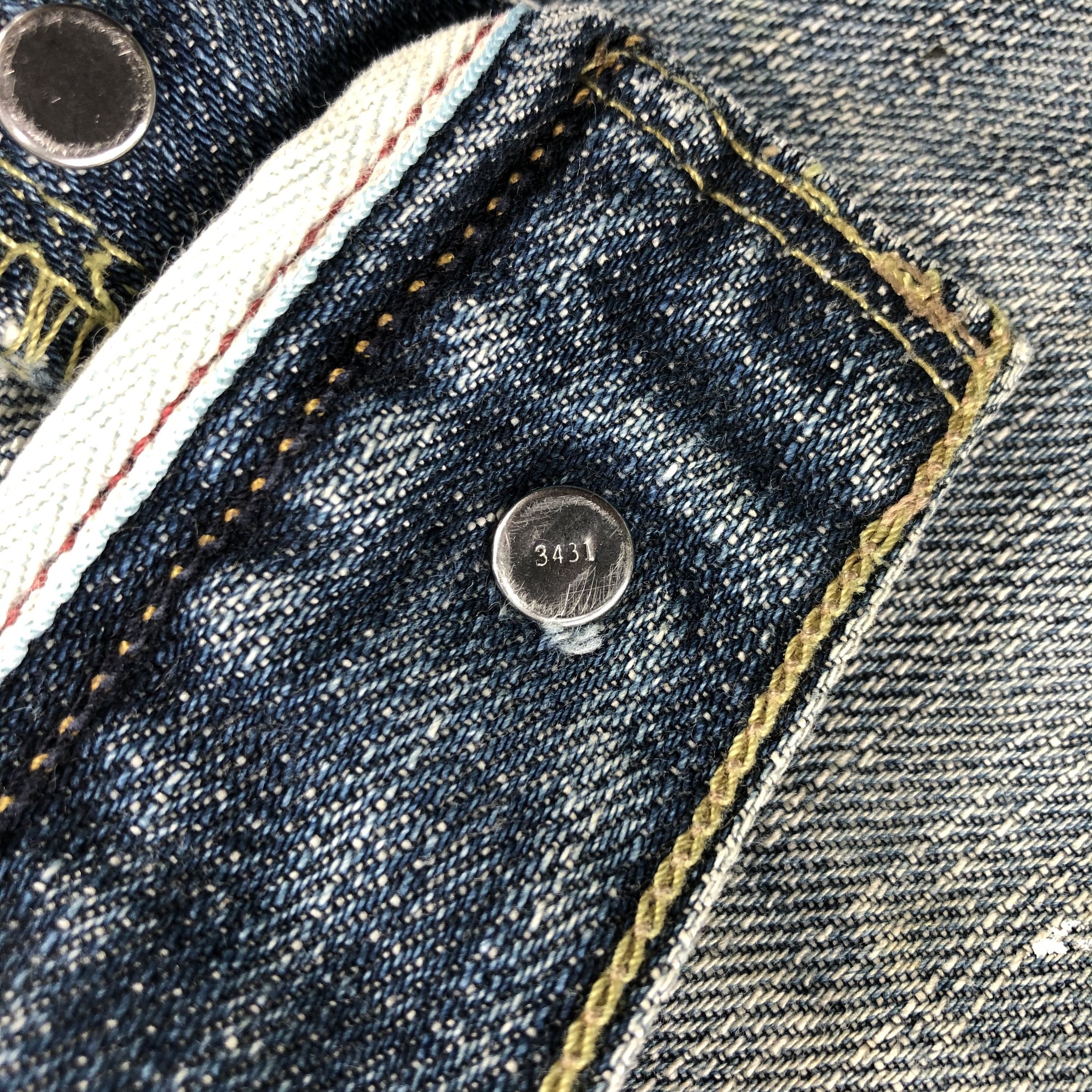 Levi's Vintage Levi's 539 Jeans Rusty Faded Blue Denim KJ1028 Size US 33 - 16 Thumbnail
