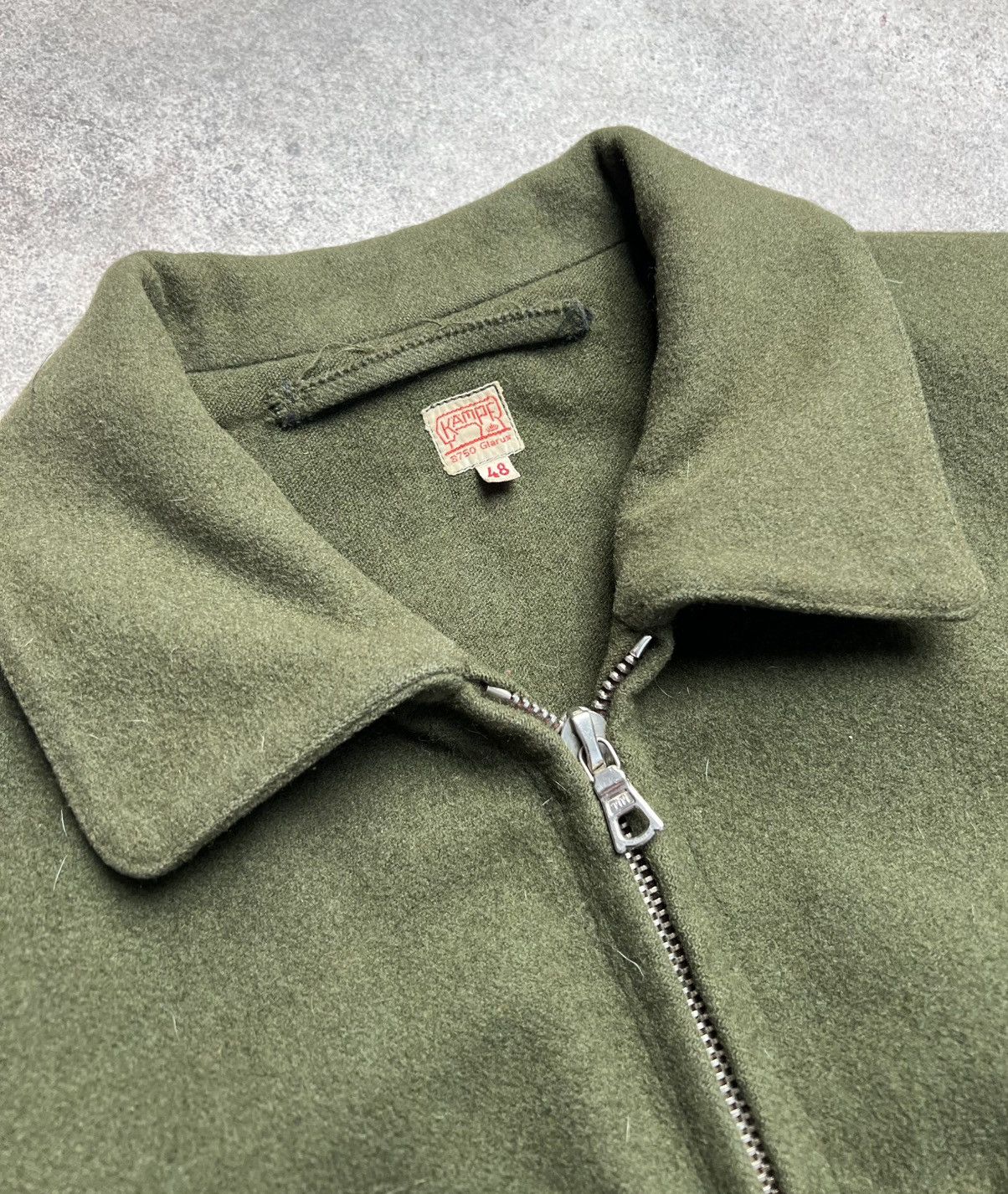 Vintage Vintage 80s wool military antique jacket Size US M / EU 48-50 / 2 - 7 Thumbnail
