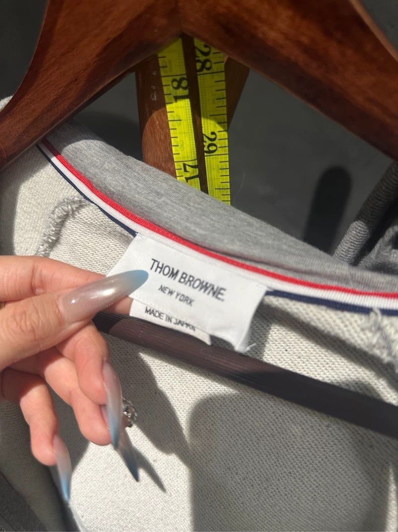 Thom Browne Thom Browne Zippered hooded hoodie Size US XS / EU 42 / 0 - 3 Thumbnail