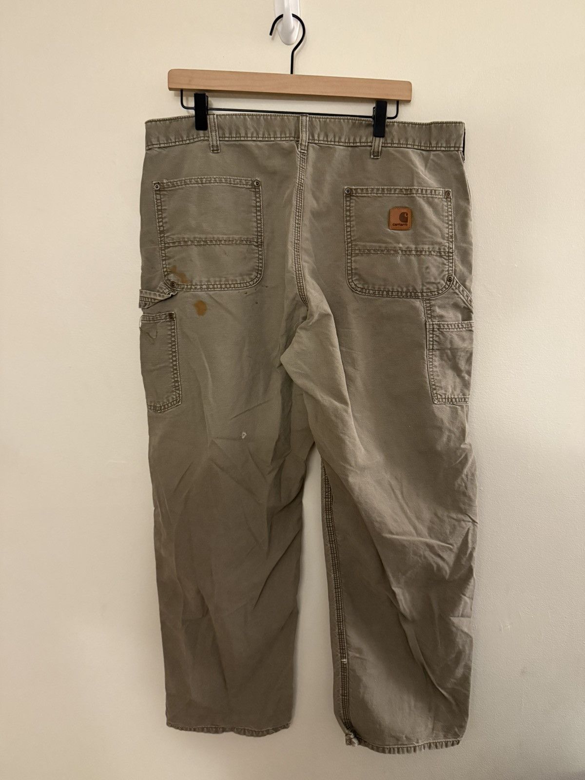 Carhartt Vintage Faded Carhartt Double Knee Olive 4gseller Size US 36 / EU 52 - 5 Thumbnail
