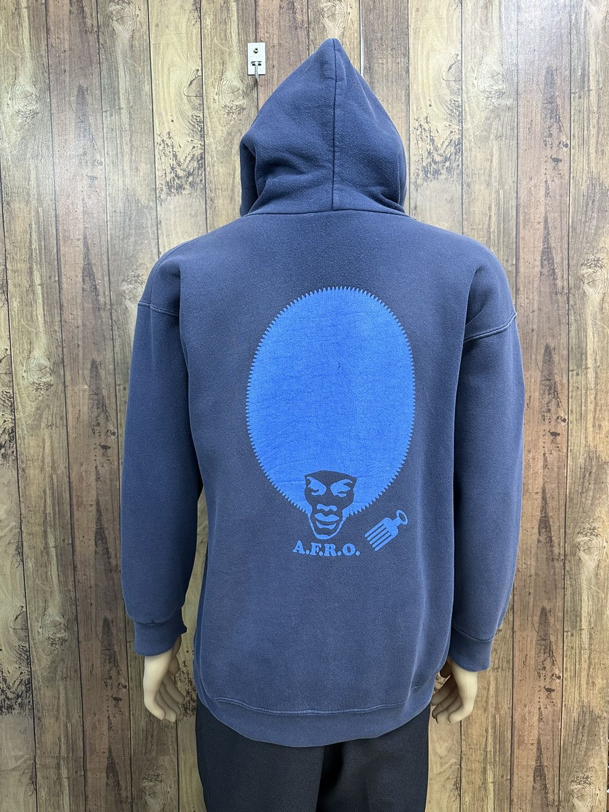 Band Tees × Vintage Vintage AFRO “Anybodys Funk Rocks On” Hoodie Z53 Size US M / EU 48-50 / 2 - 5 Thumbnail