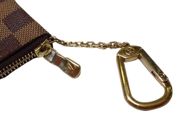 Louis Vuitton Louis Vuitton Damier Ebene Pochette Cles Brown Key Pouch Size ONE SIZE - 6 Thumbnail