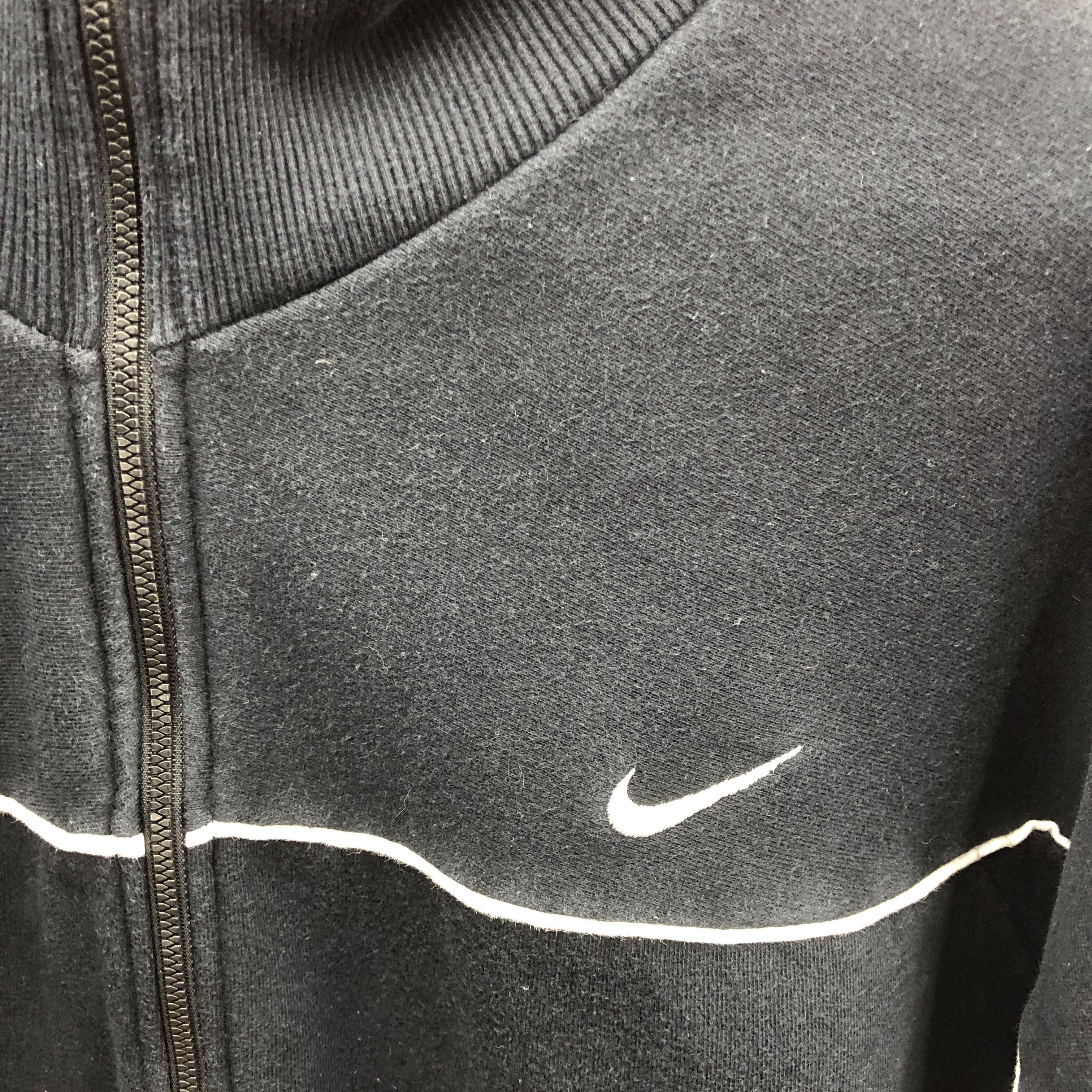Nike × Vintage Vintage Nike Zipper Sweatshirt Nike Swoosh Sweater Jumper Size US XL / EU 56 / 4 - 8 Thumbnail
