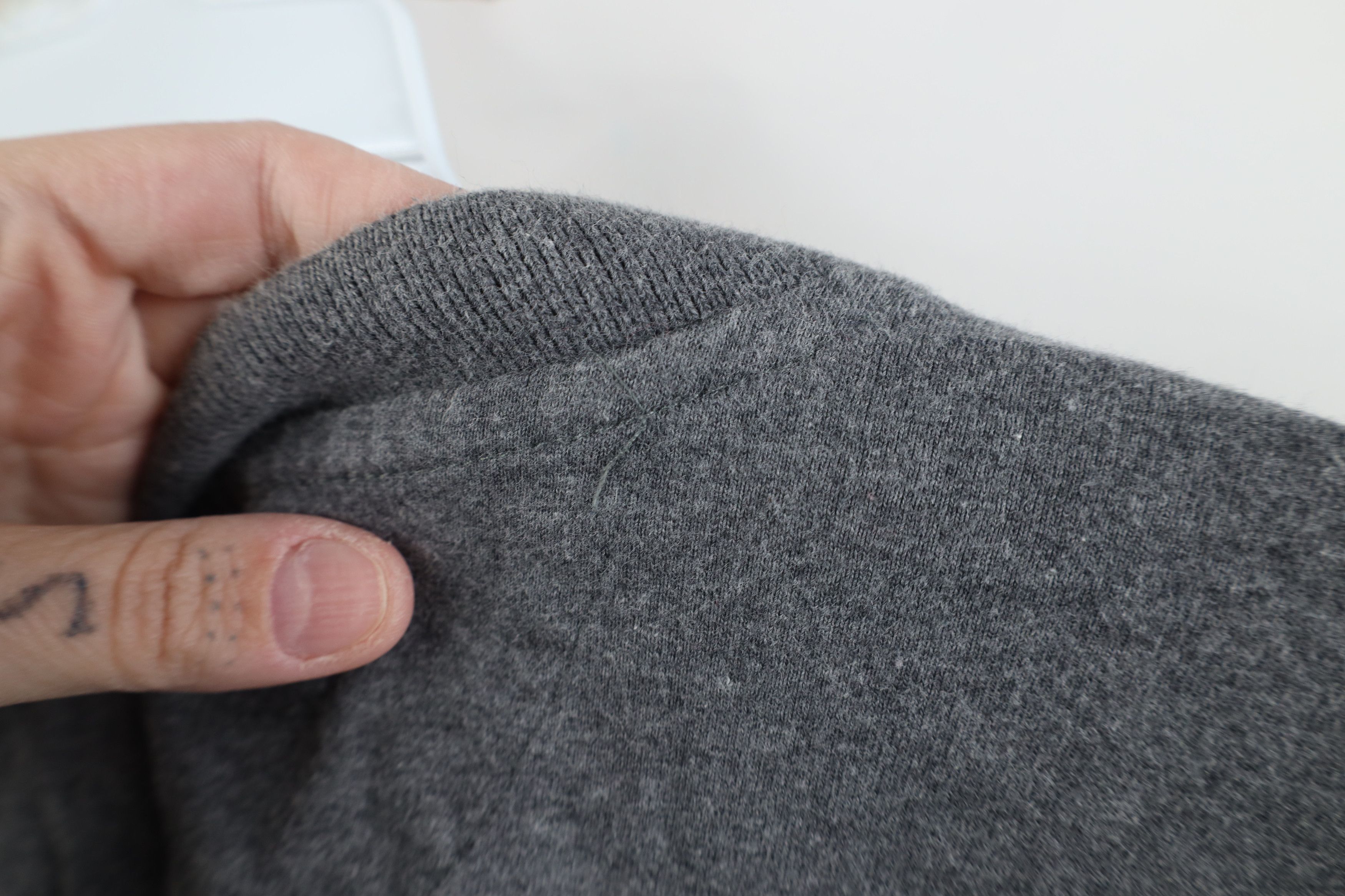 Vintage Vintage 90s Streetwear Blank Long Sleeve Henley T-Shirt Gray Size US XL / EU 56 / 4 - 8 Thumbnail