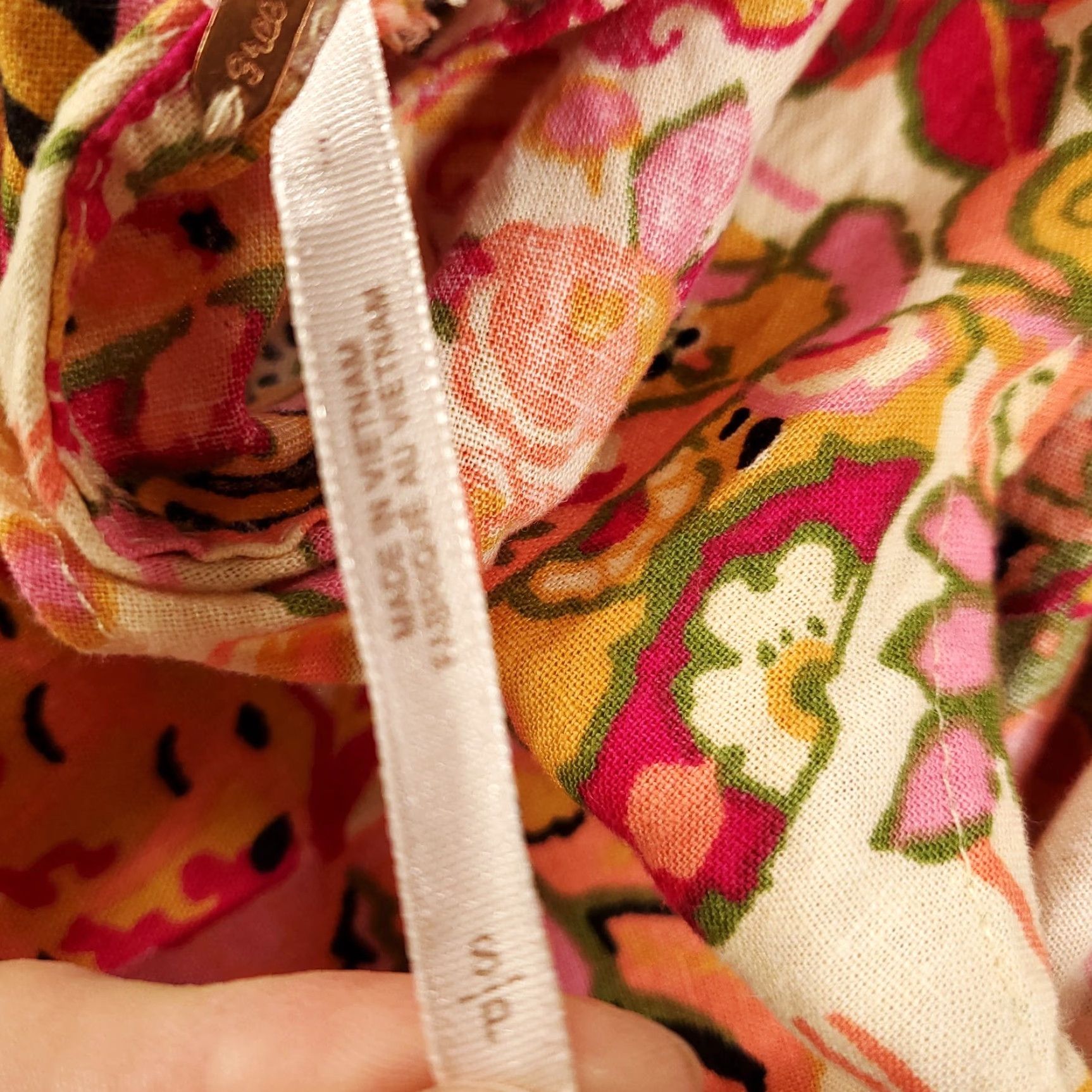 Free People Free People Blouse Tunic Womens Small S Linen Multicolor Boho Ruffle Open Back Round Neck Sleeveless Vest/Shirt Style Casual Travel Business Mens? Size S / US 4 / IT 40 - 7 Thumbnail