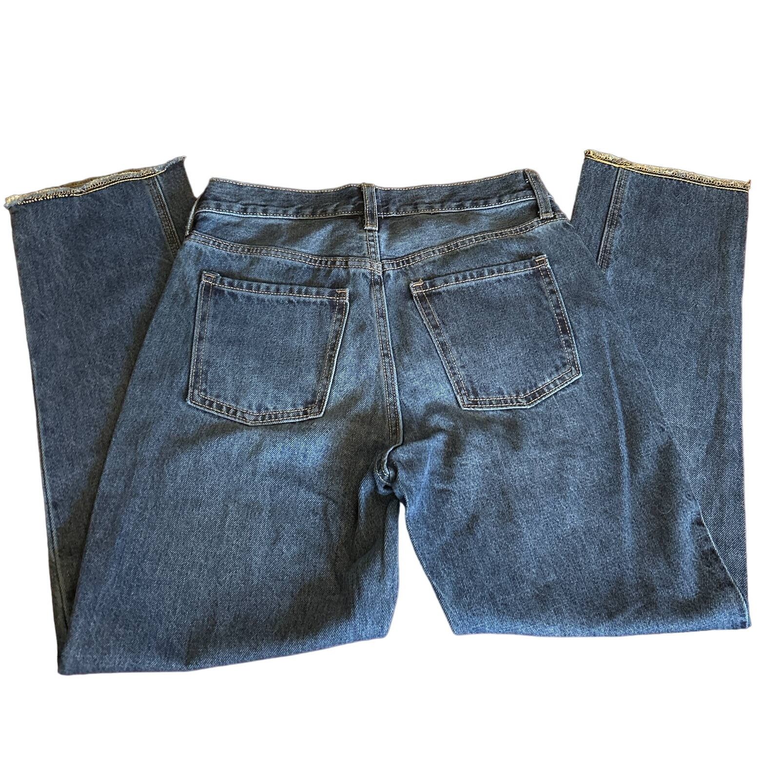 Old Navy Old Navy Womens Button Fly Blue Jeans Large Size 32" / US 10 / IT 46 - 3 Thumbnail
