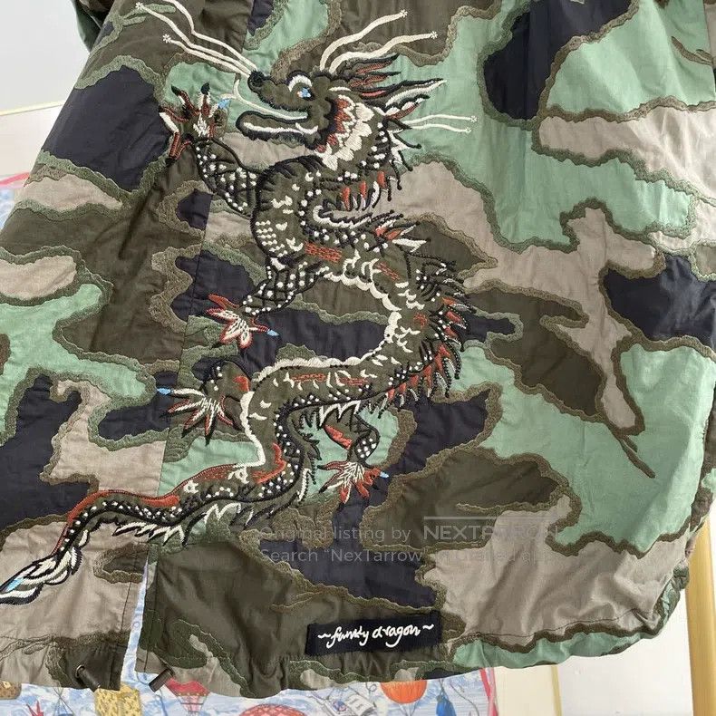 Valentino Valentino Camouflage embroidered jacket Size S / US 4 / IT 40 - 5 Thumbnail