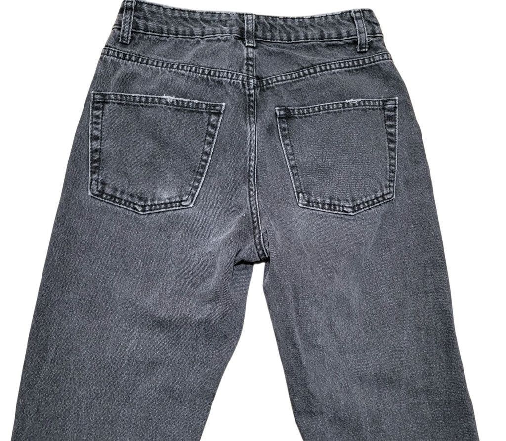 Free People Free People Women's Straight-Leg Jeans Gray 26 Inseam 28" Size 26" / US 2 / IT 38 - 5 Thumbnail