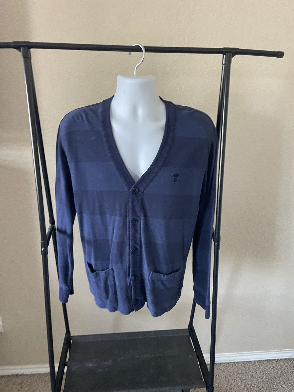 Rugby Ralph Lauren Striped Rugby RL cardigan sweater Size US L / EU 52-54 / 3 - 1 Thumbnail