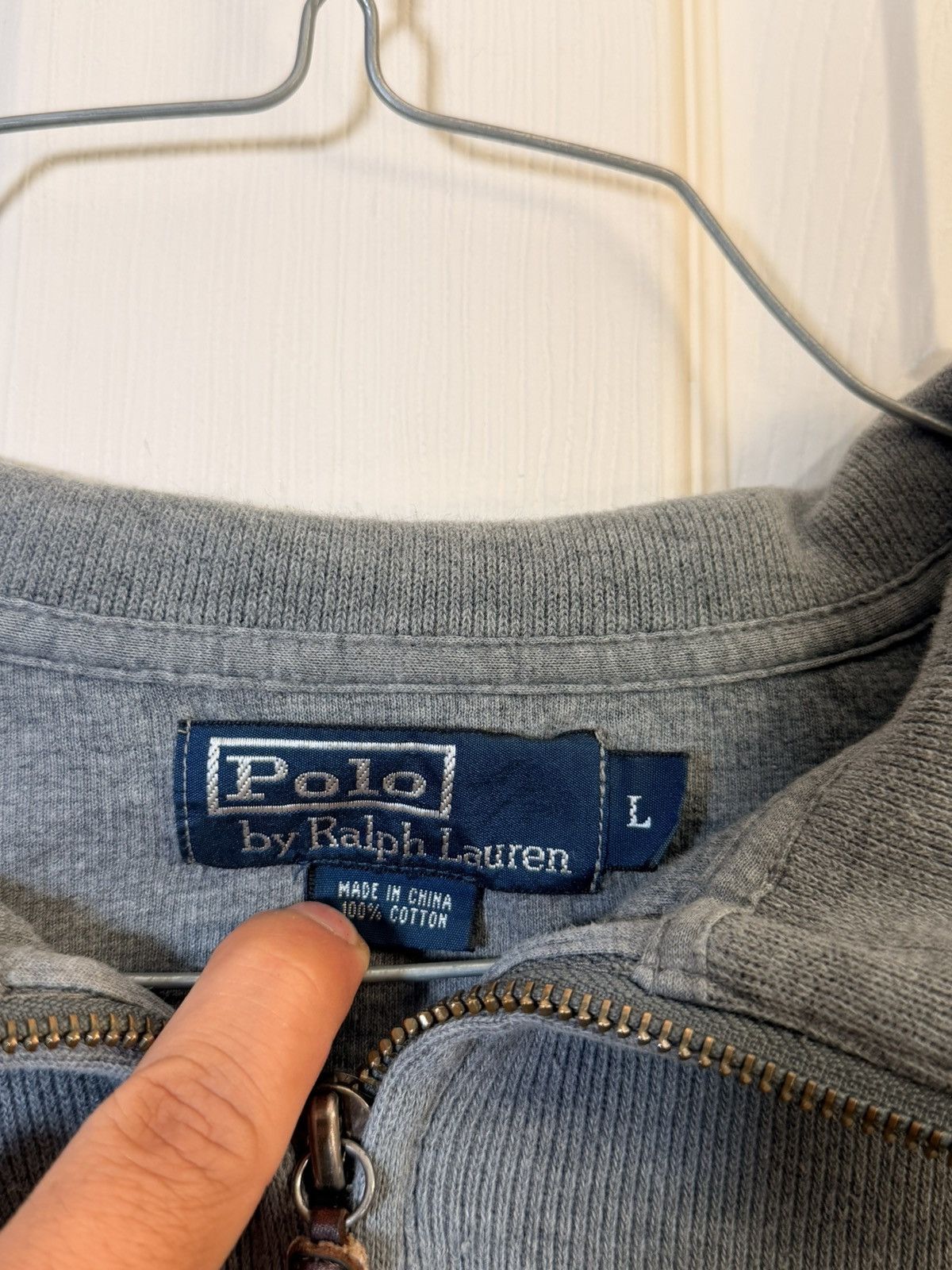 Polo Ralph Lauren Vintage Polo Ralph Lauren Quarter zip Size US L / EU 52-54 / 3 - 4 Thumbnail