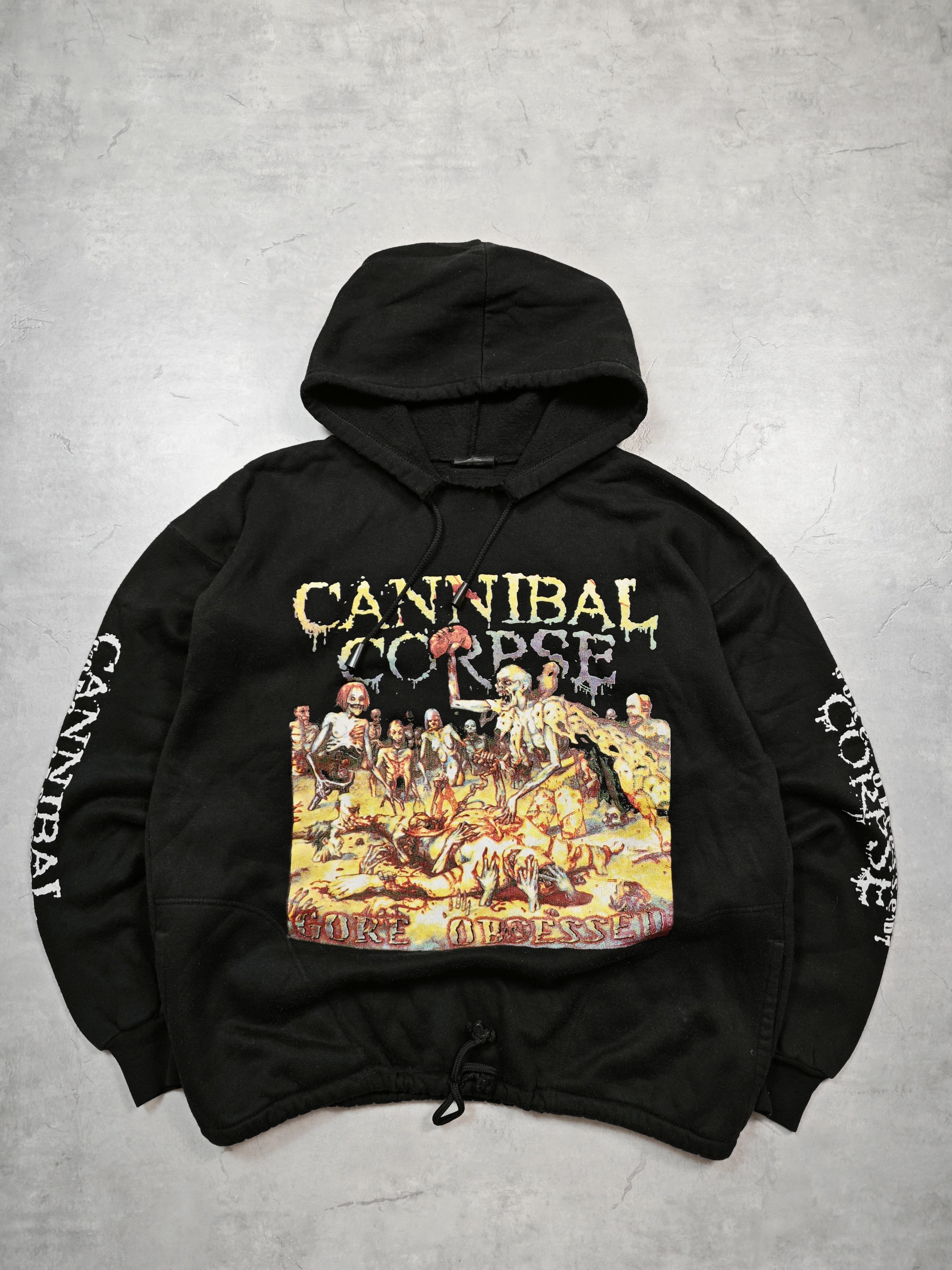 Vintage Cannibal Corpse Vintage Bootleg Hoodie Size US L / EU 52-54 / 3 - 1 Thumbnail