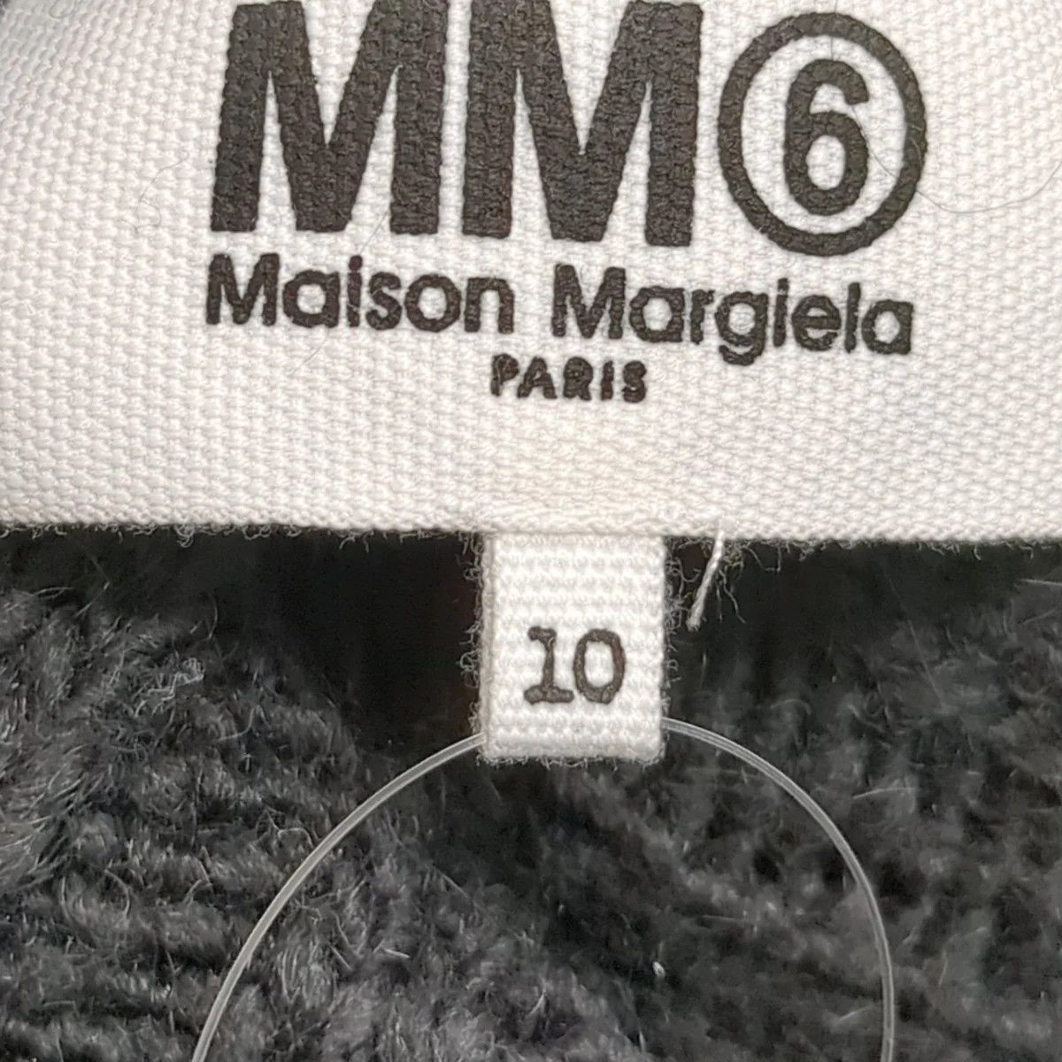 MM6 Jacquard Logo Turtleneck Alpaca Wool Knit Sweater Size L / US 10 / IT 46 - 6 Thumbnail