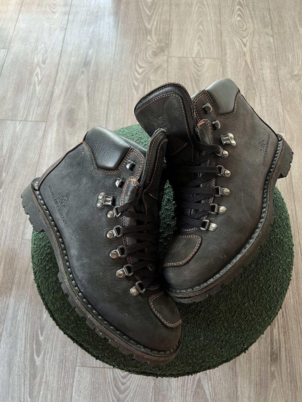 Designer Archival Magellan & Mulloy Hand Italy Crafted Bikers Boots Size US 8 / EU 41 - 7 Thumbnail