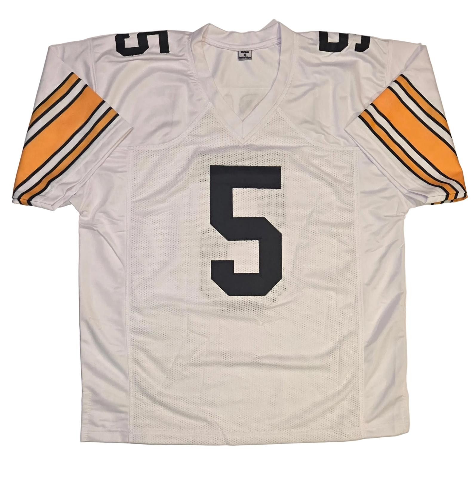 Other Terry Hanratty Signed & Insc Custom Football Jersey coa (XL) Size ONE SIZE - 3 Thumbnail