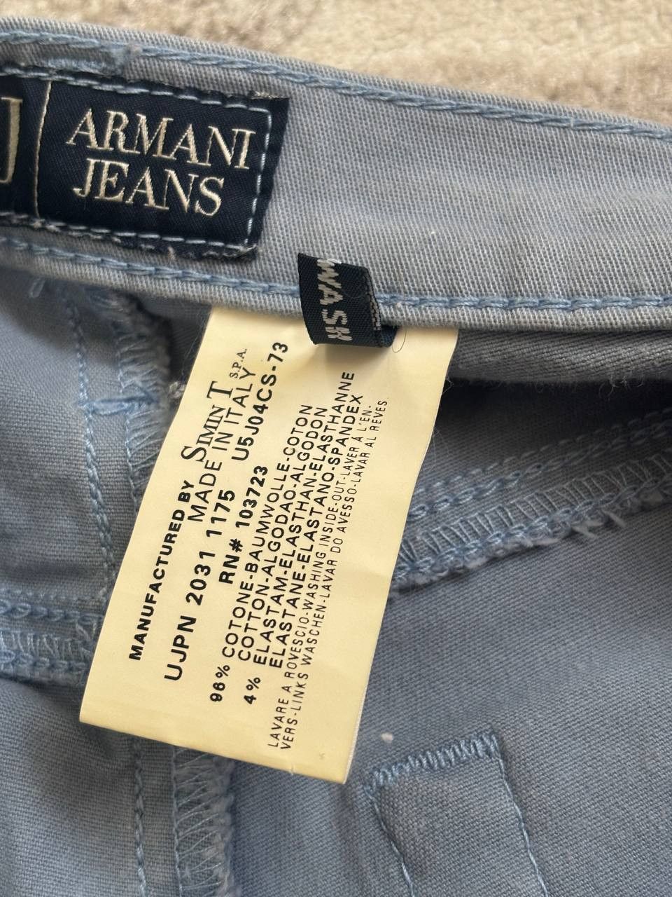 Armani Vintage Armani Jeans - Women's Size 27 - Made in Italy Size 27" / US 4 / IT 40 - 11 Thumbnail