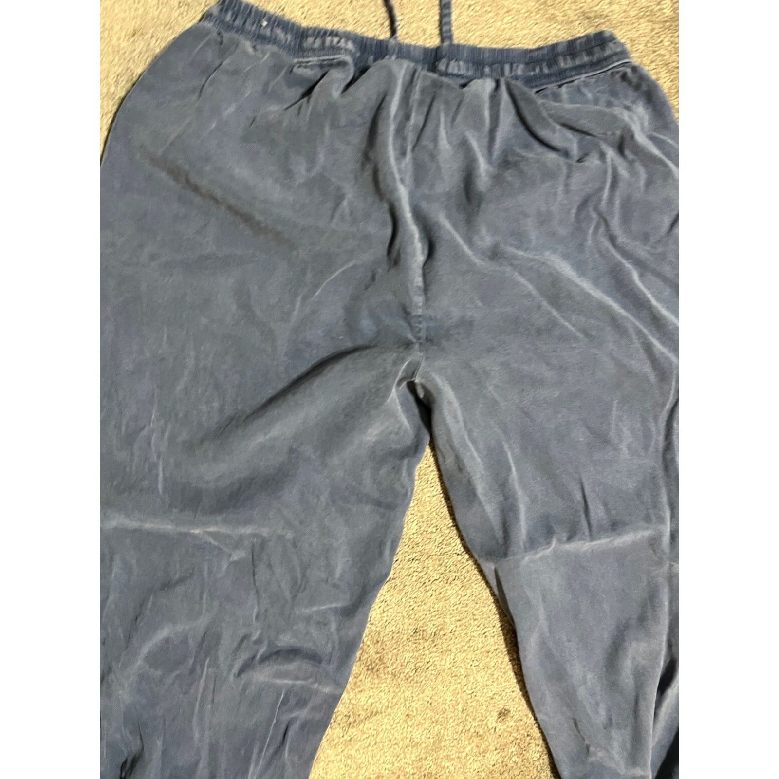 Victoria's Secret Victoria's Secret PINK Animal Print Jogger Pants Medium Blue Lyocell Blend Womens Size 32" / US 10 / IT 46 - 4 Thumbnail