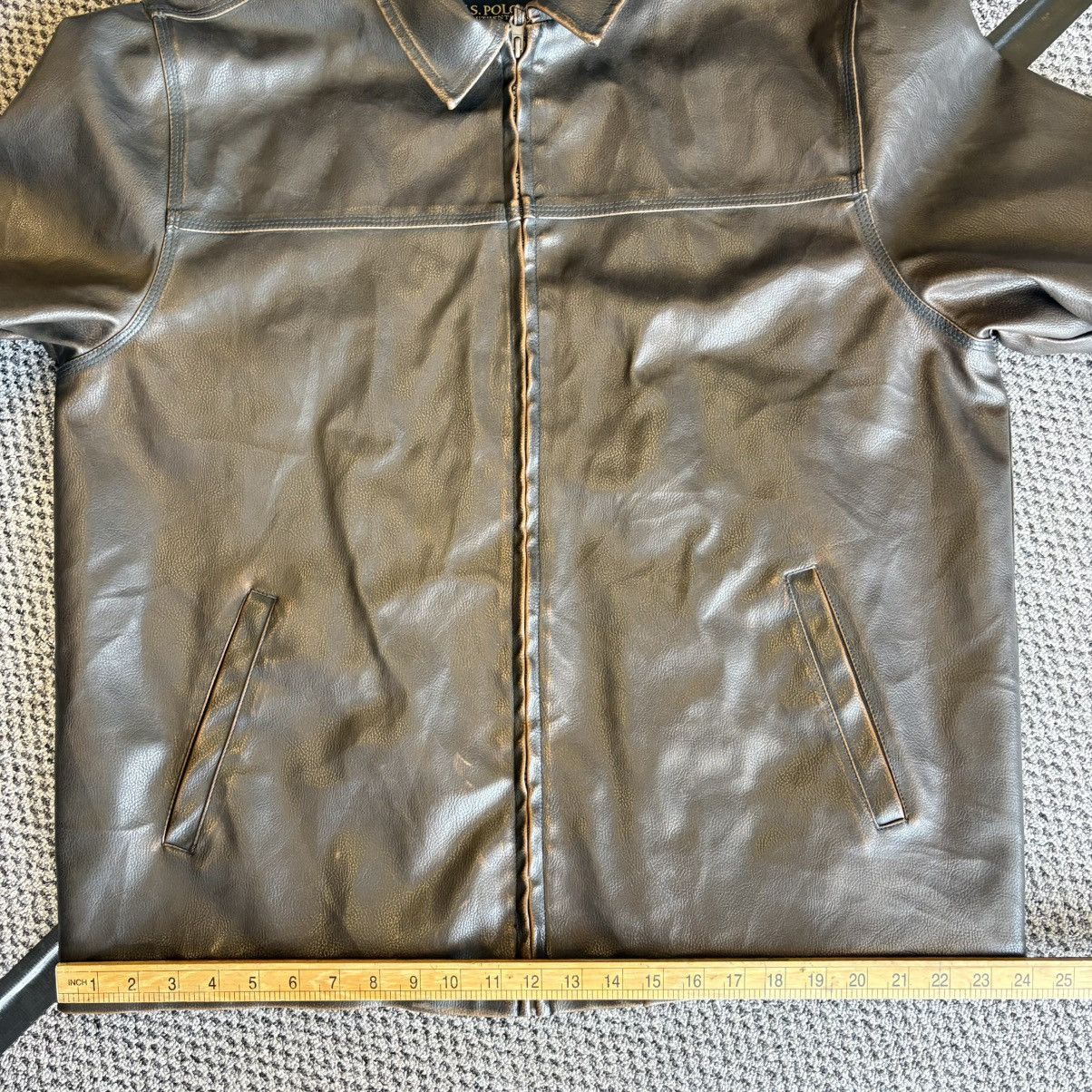 U.S. Polo Assn. US Polo Assn Leather Jacket Size US XL / EU 56 / 4 - 19 Thumbnail