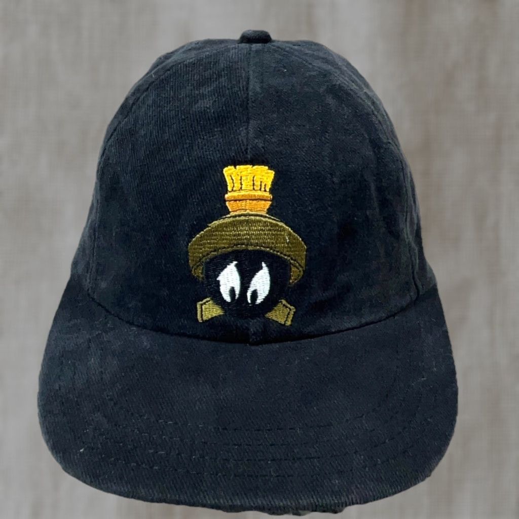 Vintage VINTAGE Marvin The Martin Hat Cap Snapback Black Looney Tunes Toons Rap Tee USA Size ONE SIZE - 1 Thumbnail