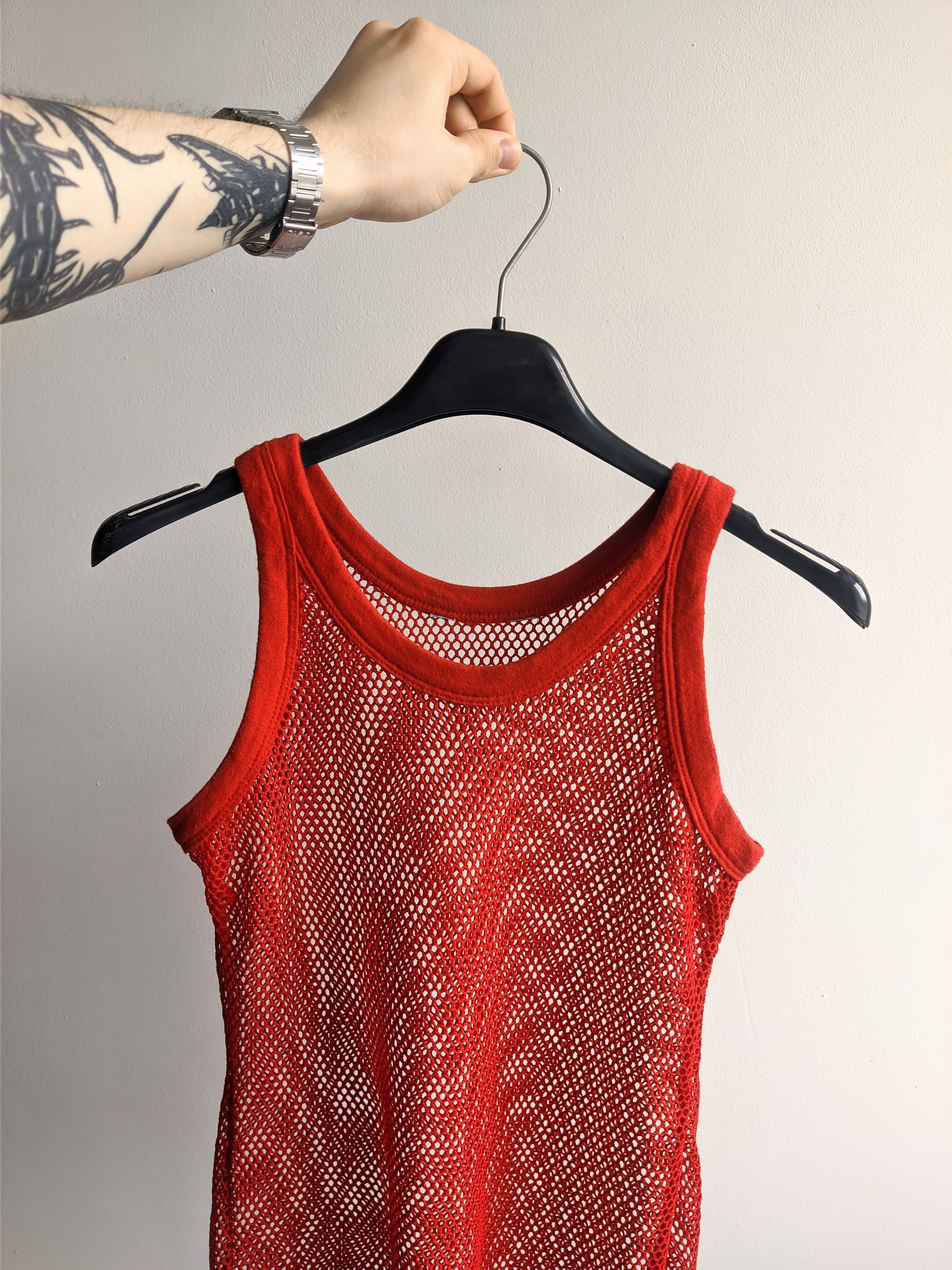 Vintage japanese Vintage Mesh tank top knit y2k Size M / US 6-8 / IT 42-44 - 4 Thumbnail
