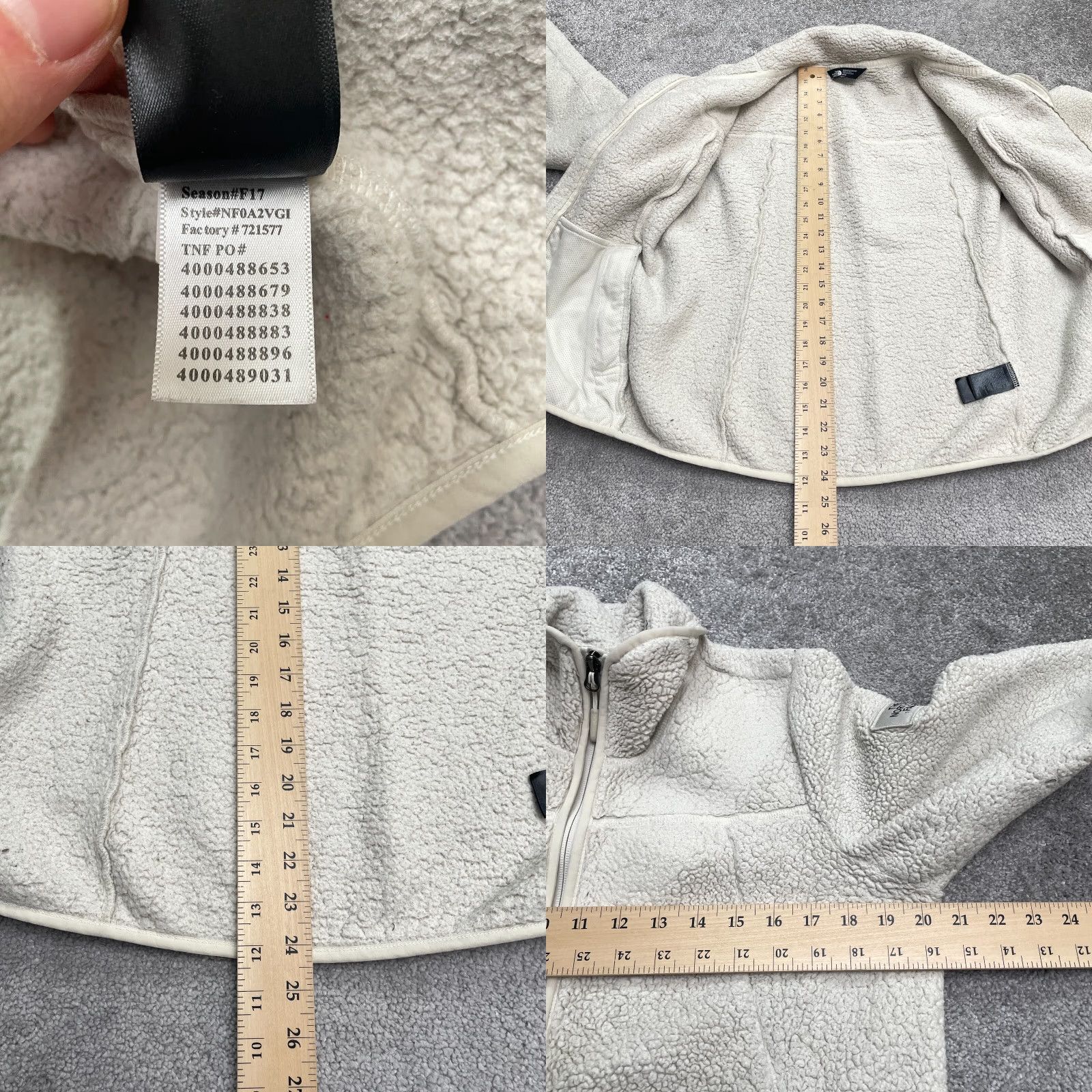The North Face The North Face Campshire Jacket Womens M Beige Oatmeal Fleece Full Zip Pockets Logo Regular Size M / US 6-8 / IT 42-44 - 8 Thumbnail
