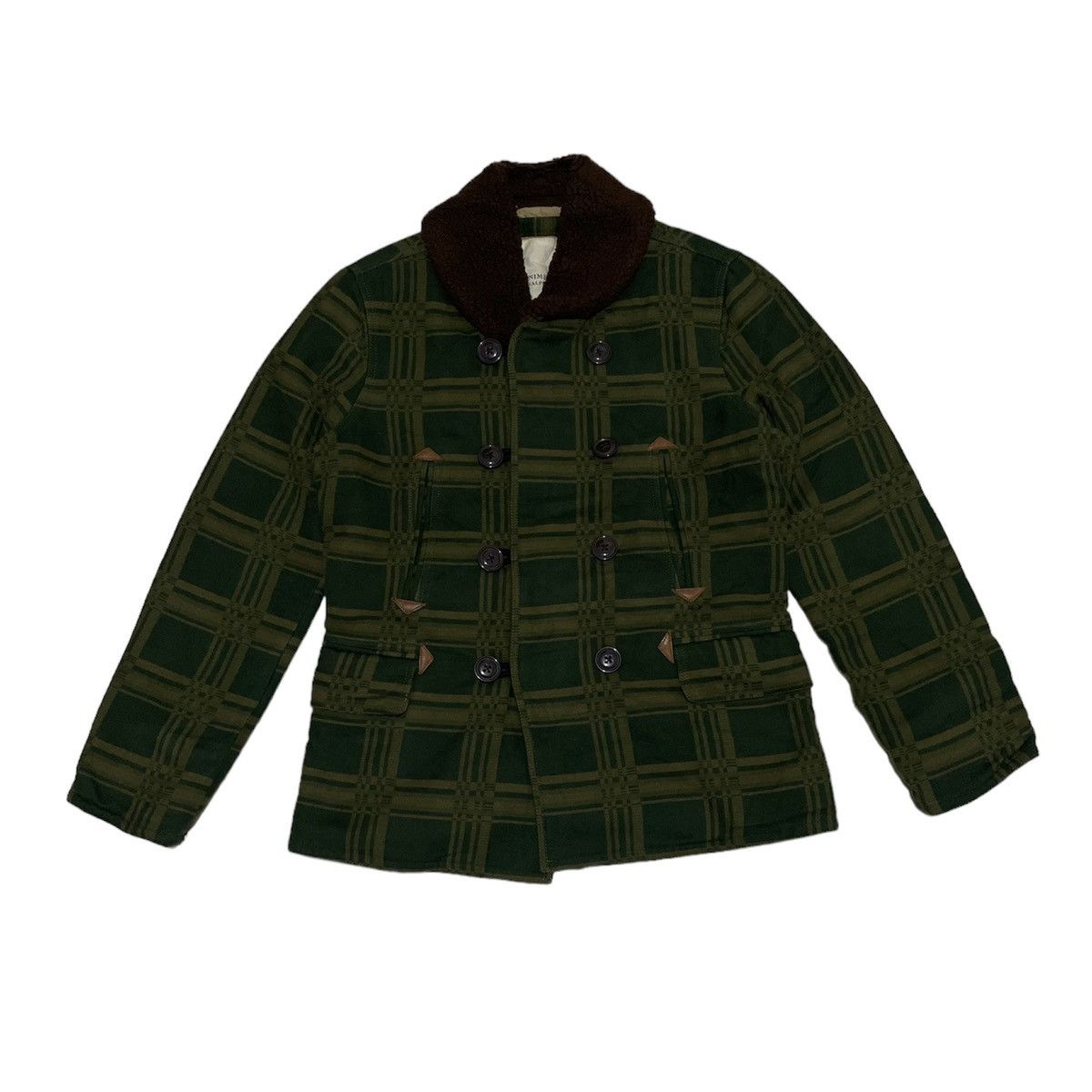 Denim & Supply Ralph Lauren Wool Fur Shawl Collar Peacoat Jacket Size US M / EU 48-50 / 2 - 1 Thumbnail