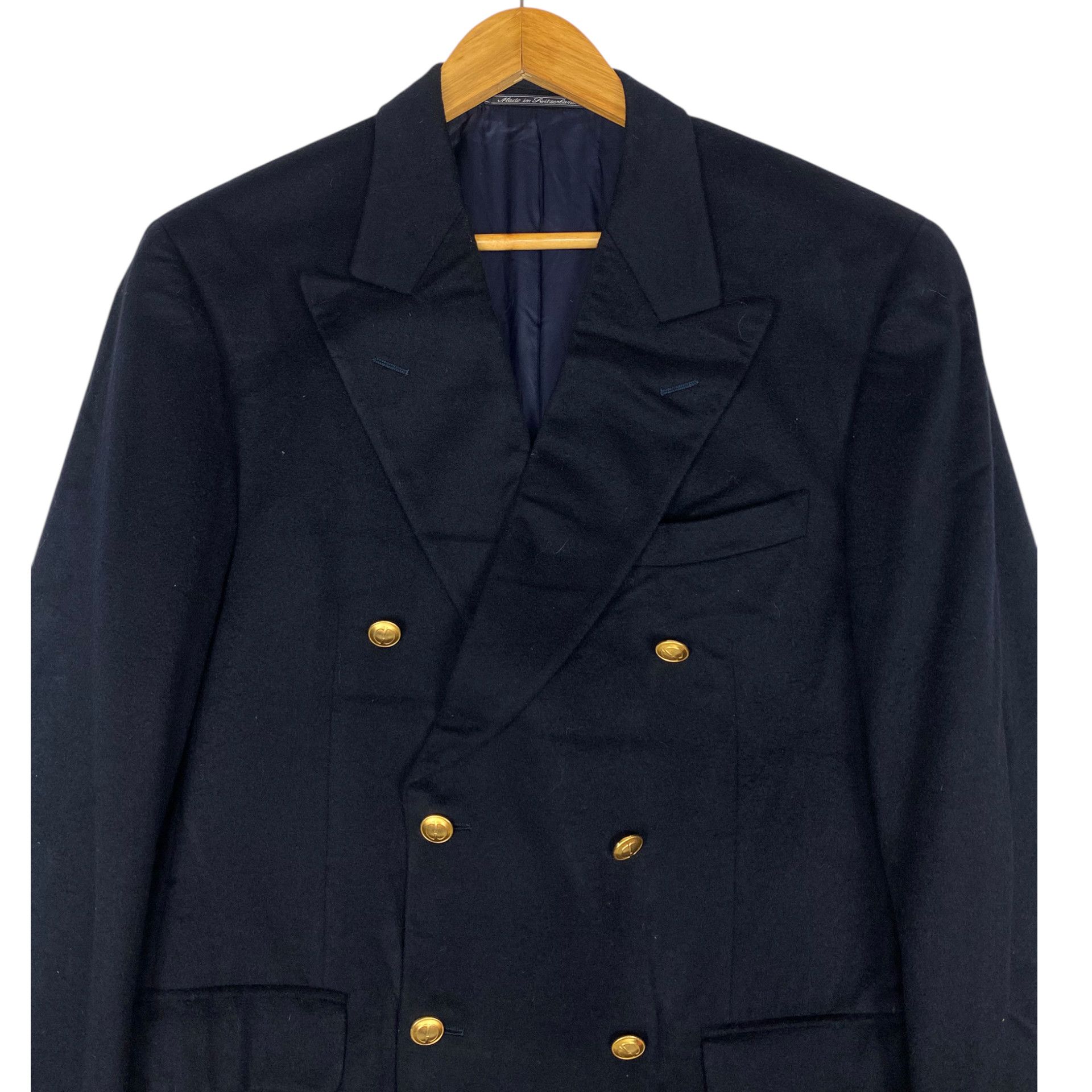 Gucci 💥 1995 GUCCI DOUBLE BREASTED GOLD BUTTON BLAZER JACKET Size US L / EU 52-54 / 3 - 5 Thumbnail