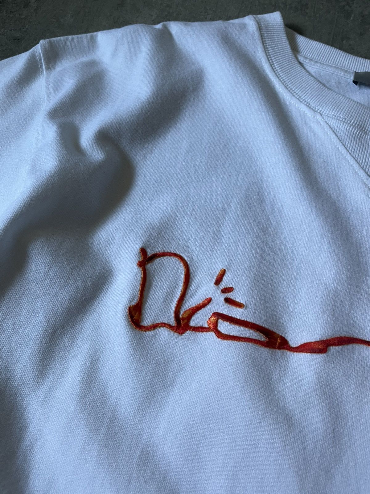 Dior × Travis Scott Dior Travis Scott Cactus Jack embroidered logo white T-shirt Size US L / EU 52-54 / 3 - 6 Thumbnail