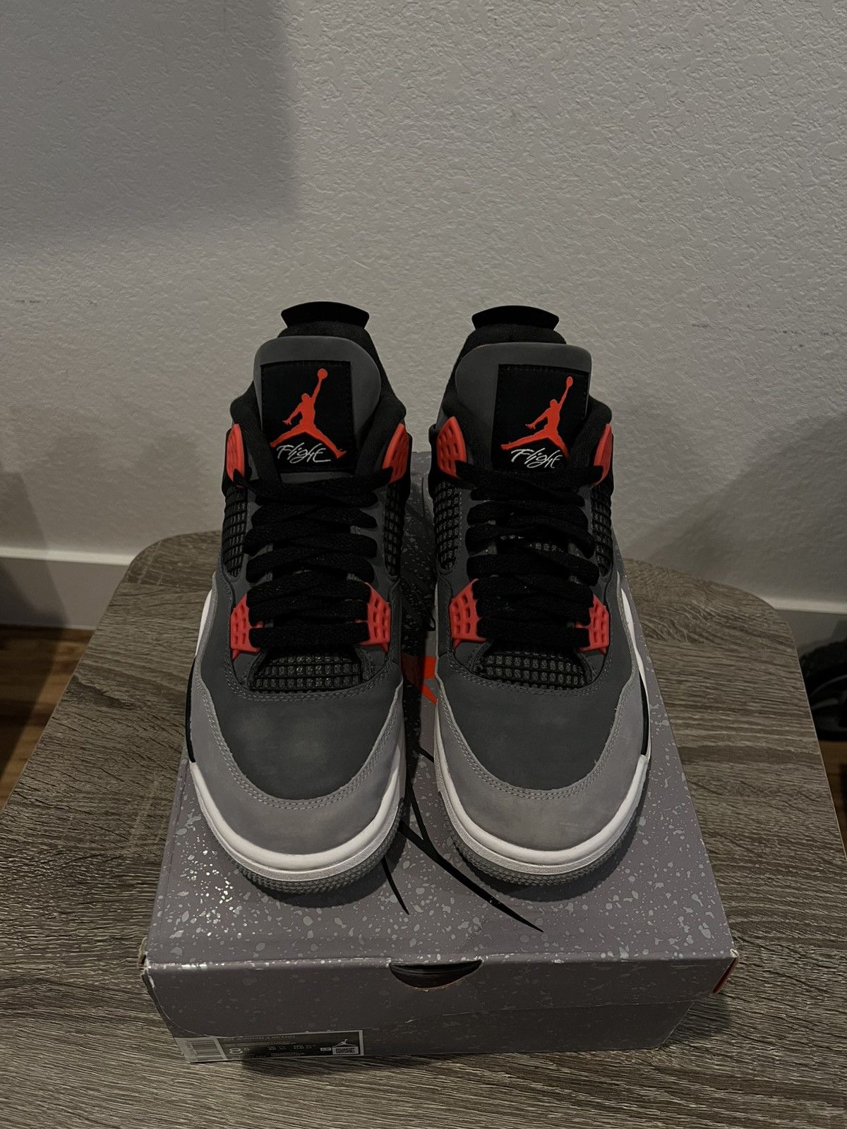 Jordan Brand × Nike Jordan 4 Retro Infrared Size US 8.5 / EU 41-42 - 3 Thumbnail