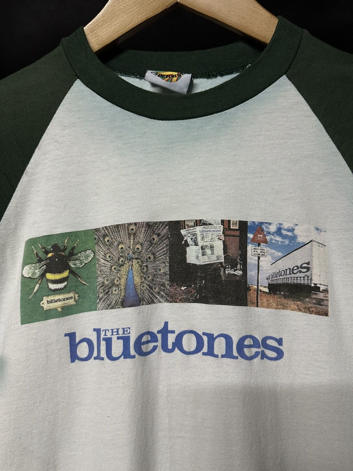 Band Tees Vintage 90s The Bluetones Promo Sun Faded Tee Size US M / EU 48-50 / 2 - 2 Thumbnail